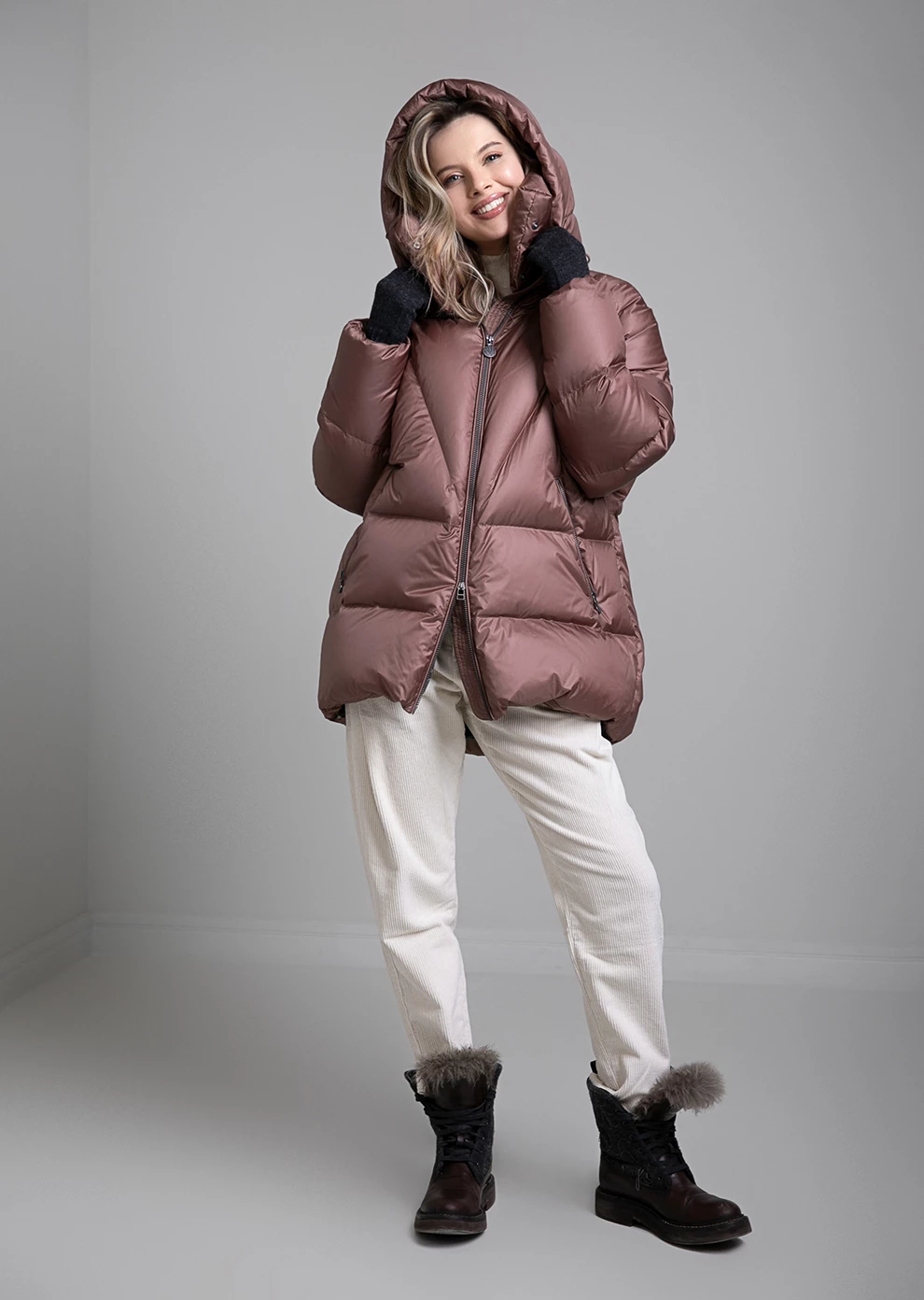 Пуховик с капюшоном (1794MW-0058-MB044)