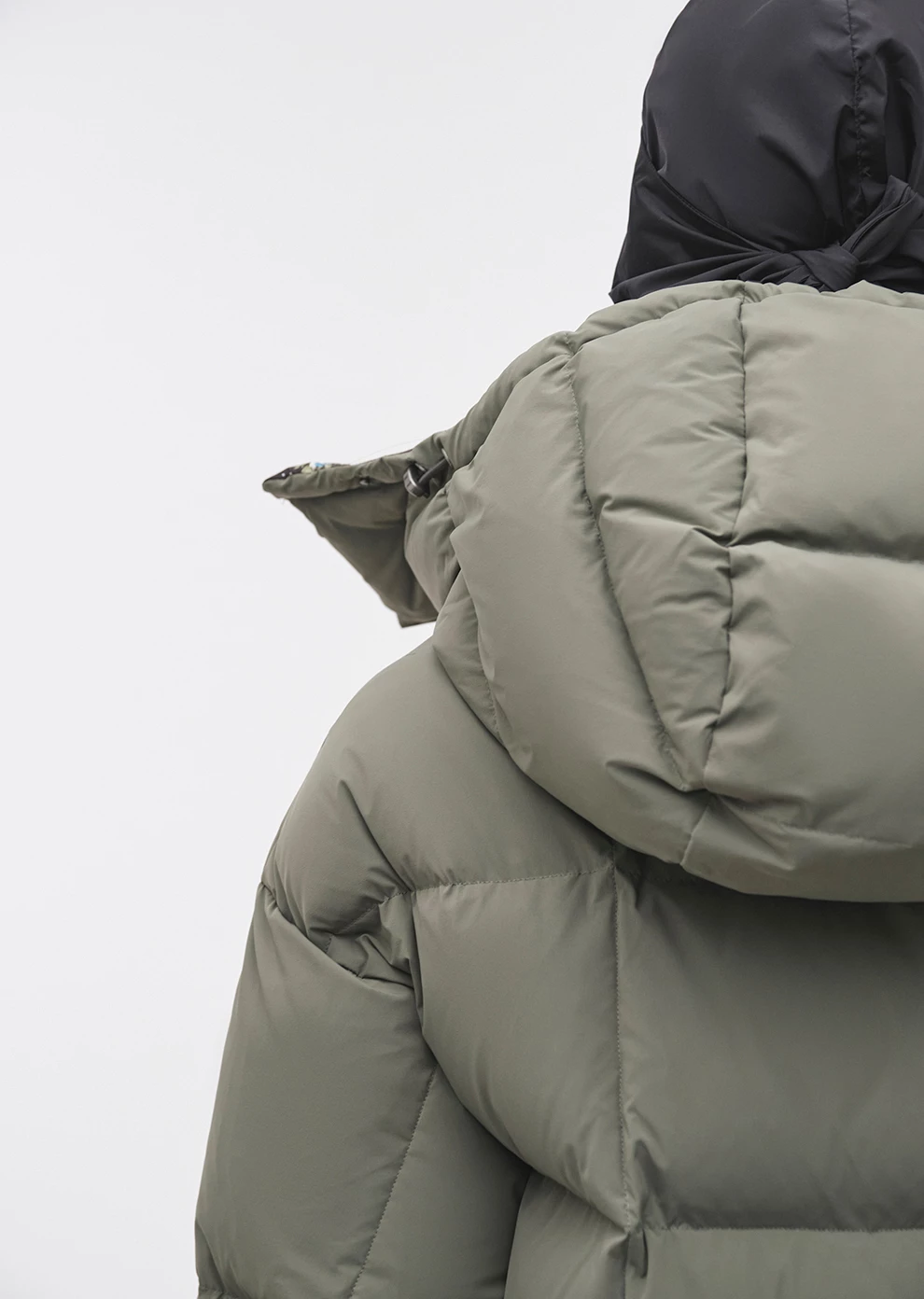 Короткий пуховик с капюшоном (1299SW-1020-A602)