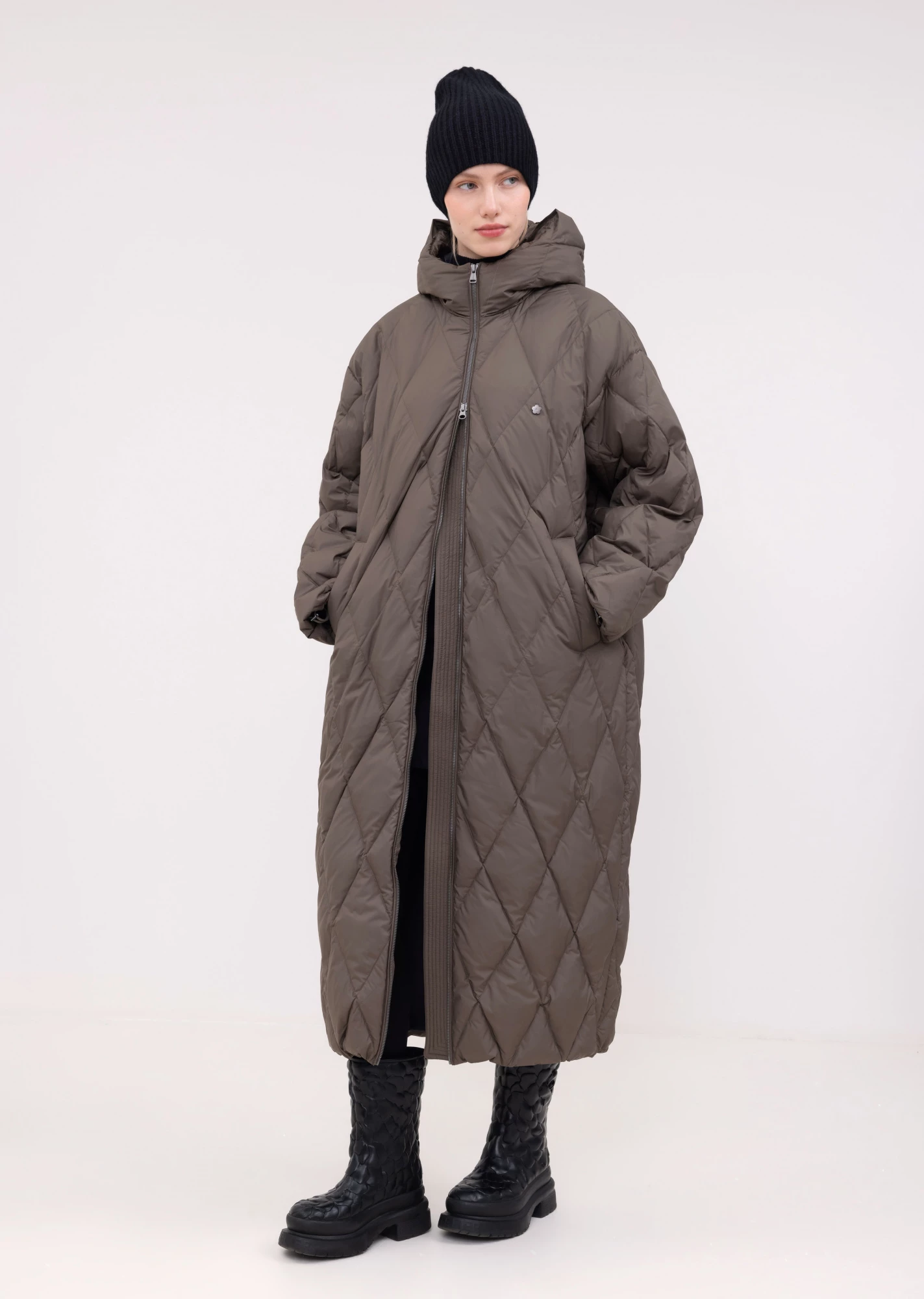 Длинное пуховое пальто (1253SW-1039-A602)