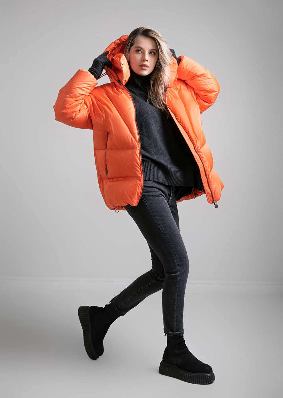 Пуховик с капюшоном (1794MW-0058-MB167)