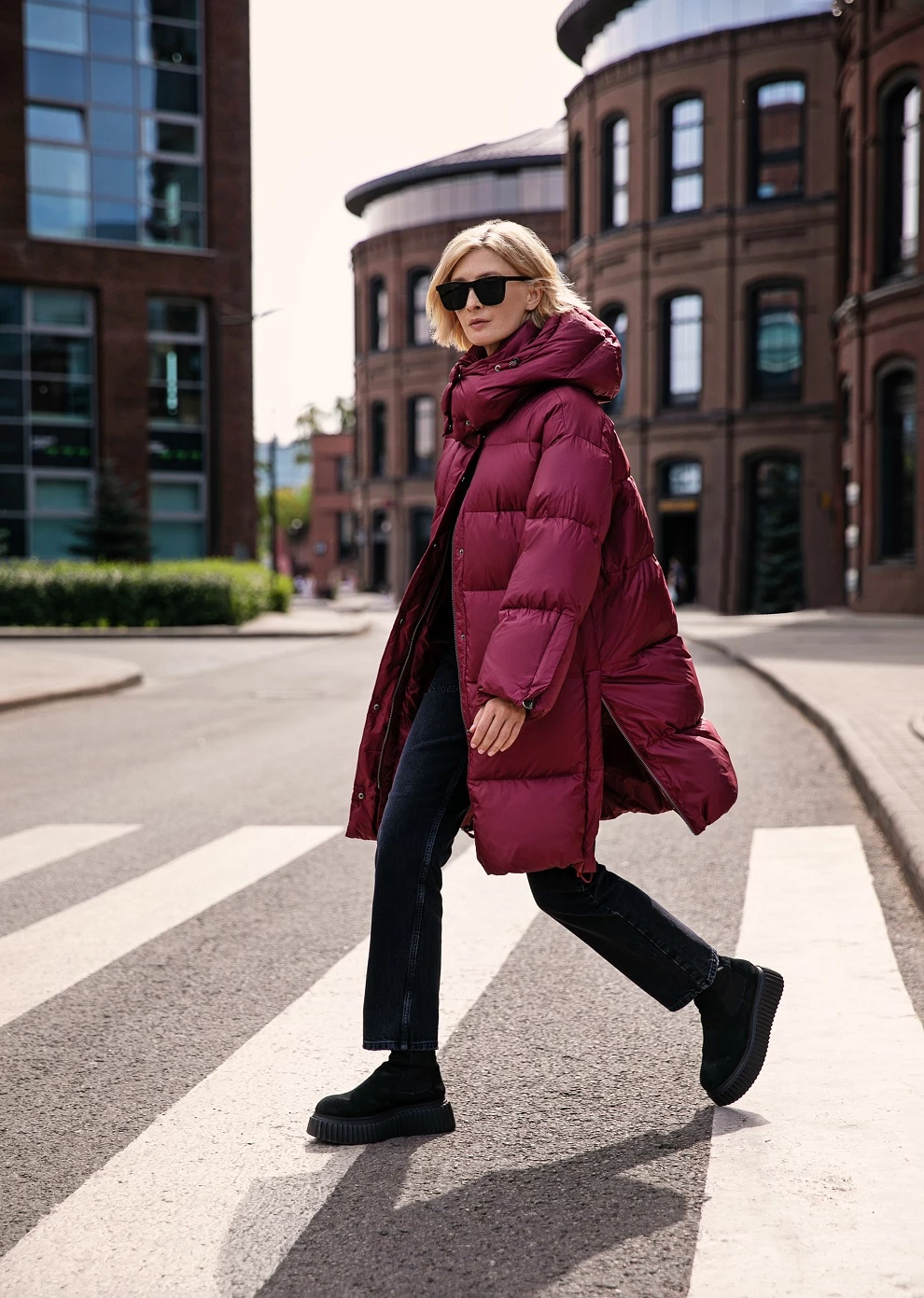 Пуховик с капюшоном (1197KW-0011-KK019)