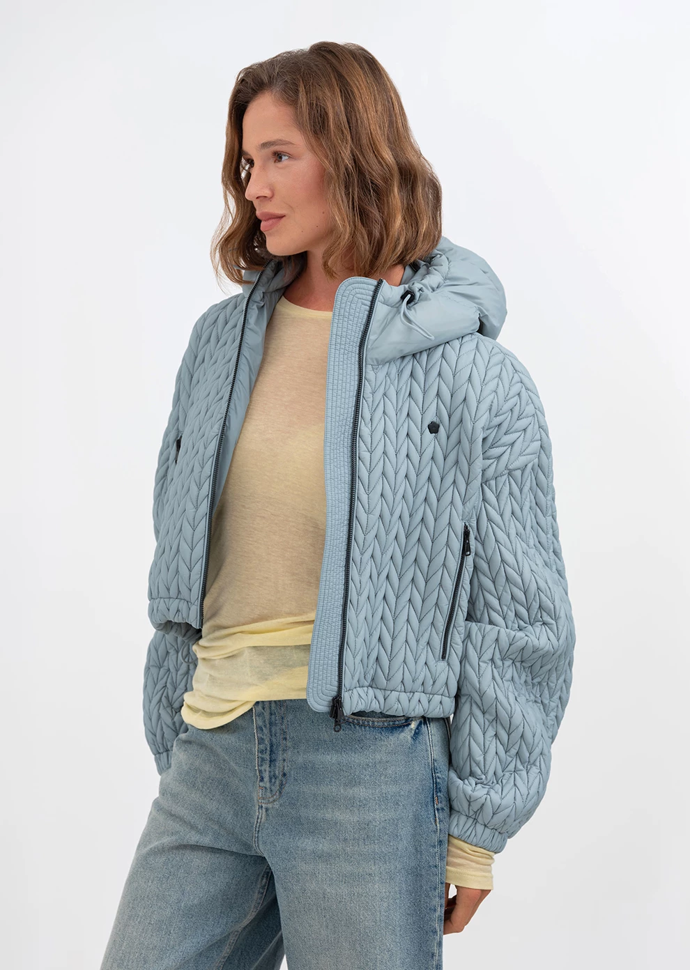 Утепленная укороченная куртка (1843UW-1023-A209)