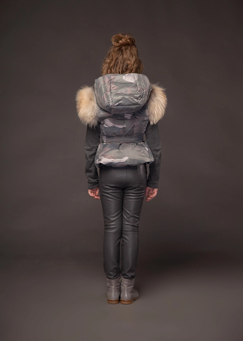 Детский пуховый жилет (18W269-0222-G0131)