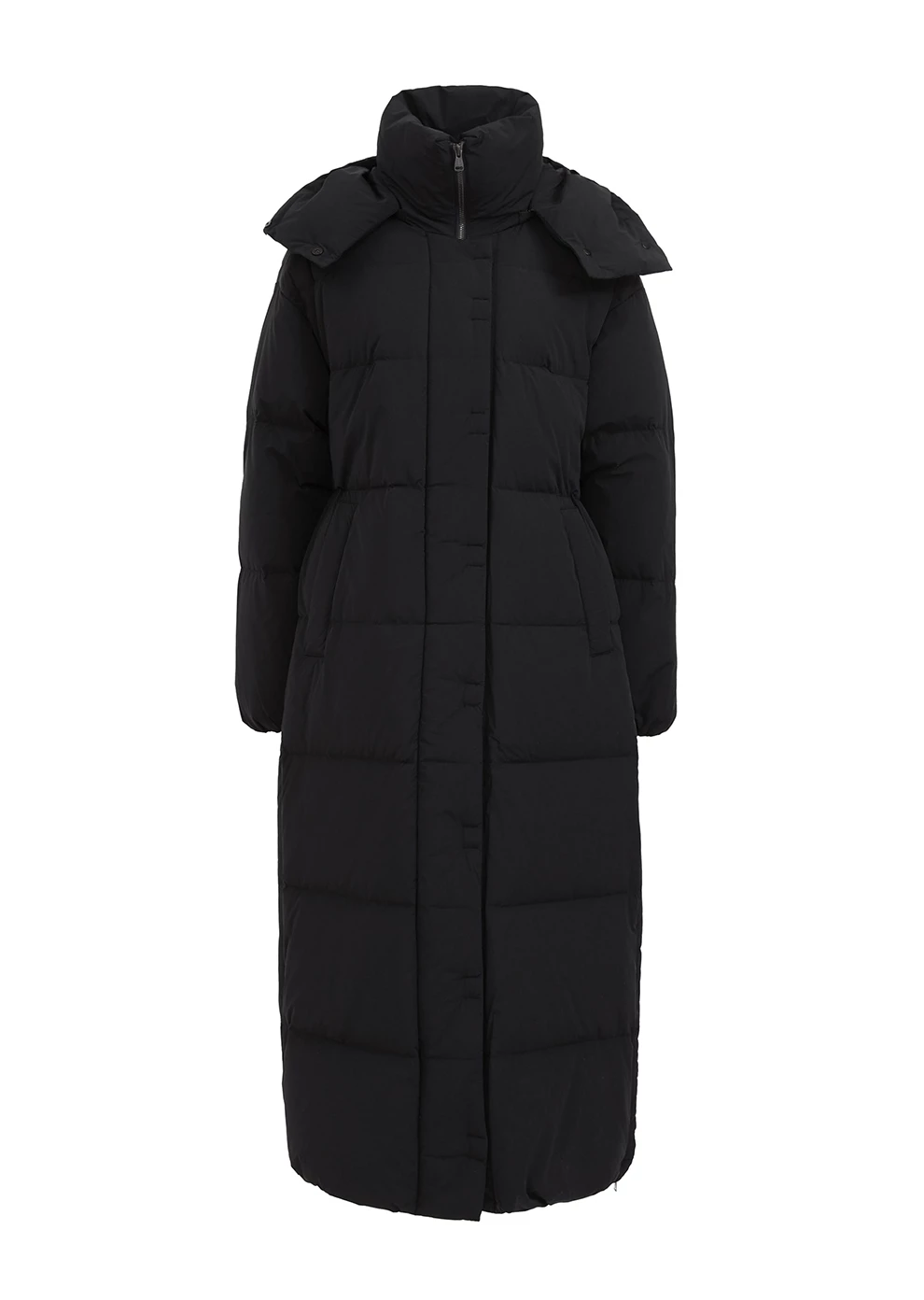 Длинный пуховик с капюшоном (1297SW-1005-A101)