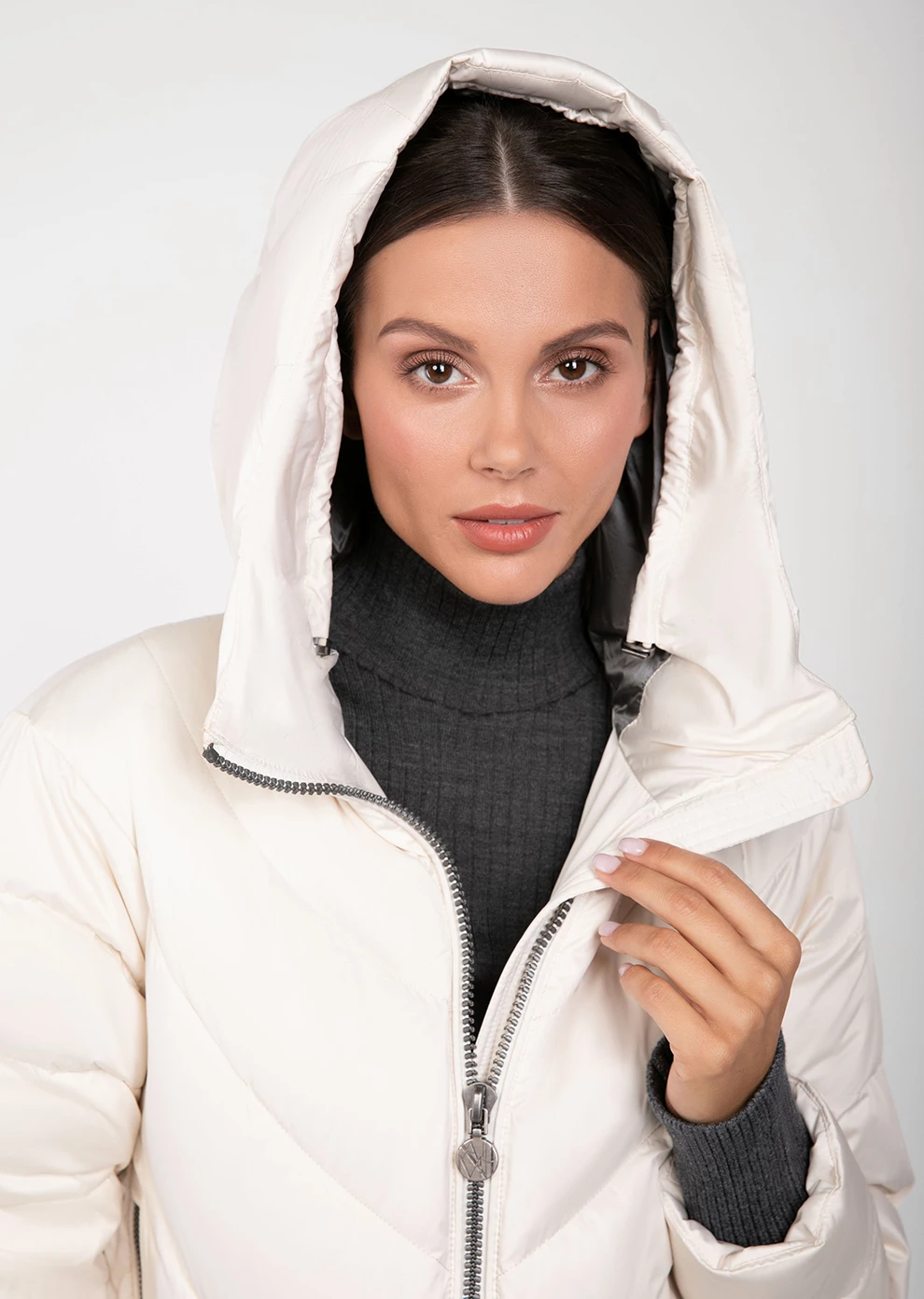 Пуховик с капюшоном (1107KW-0012-KM001)