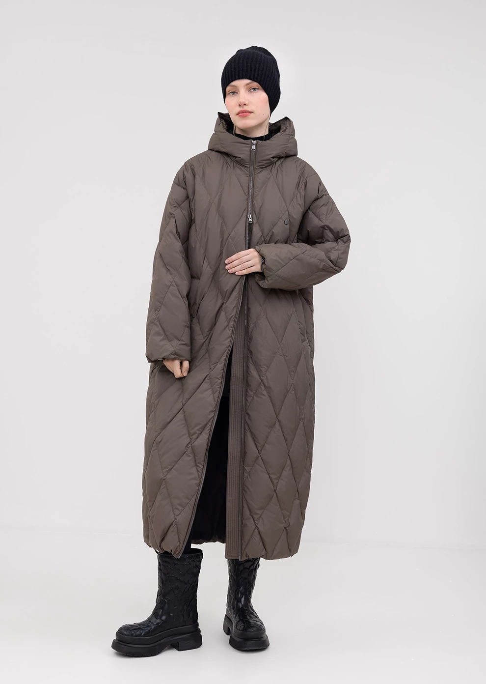 Длинное пуховое пальто (1253SW-1039-A602)