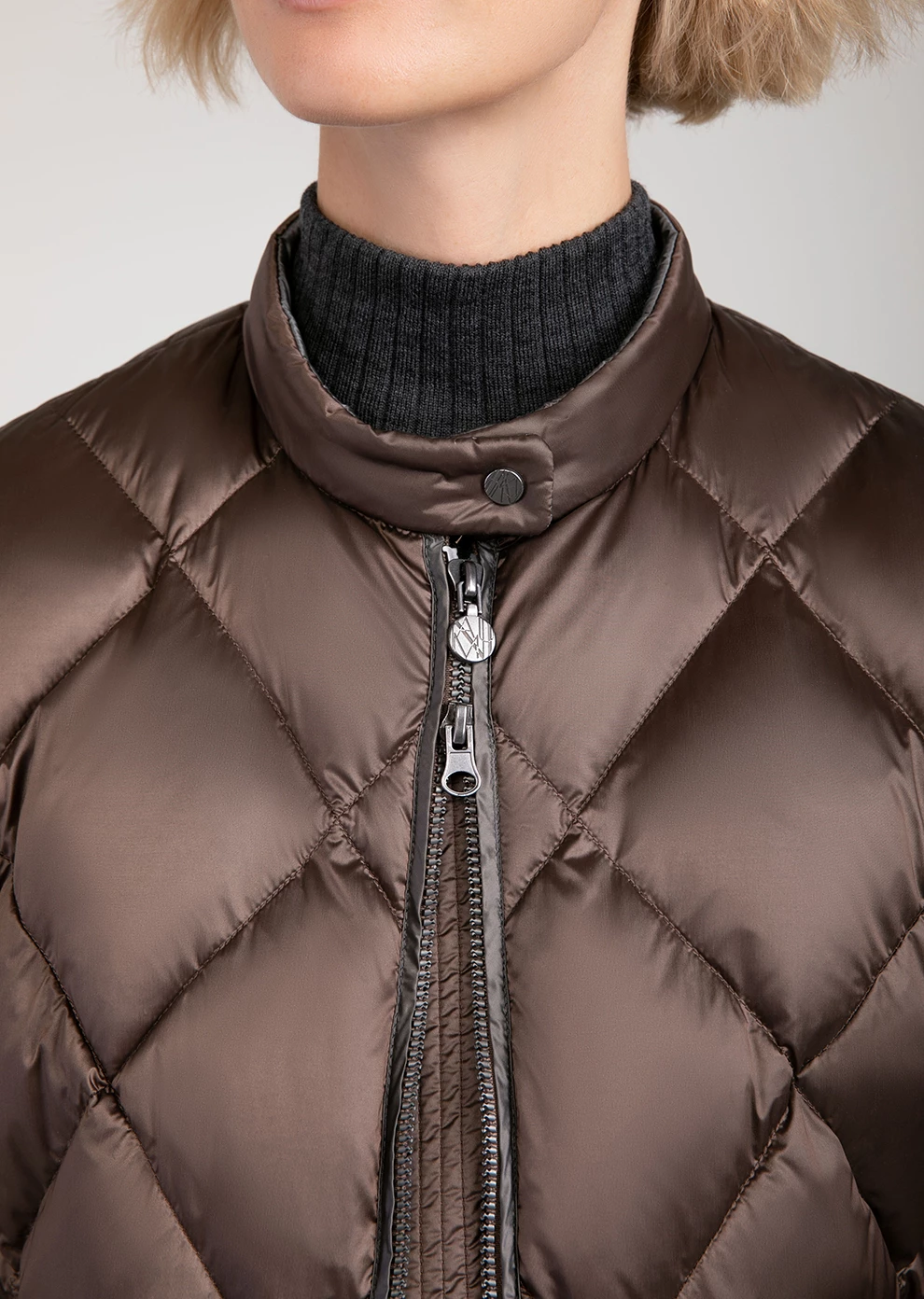 Легкий стёганый пуховик (1146MW-0022-MO044)