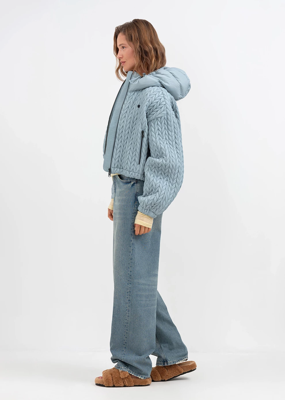 Утепленная укороченная куртка (1843UW-1023-A209)