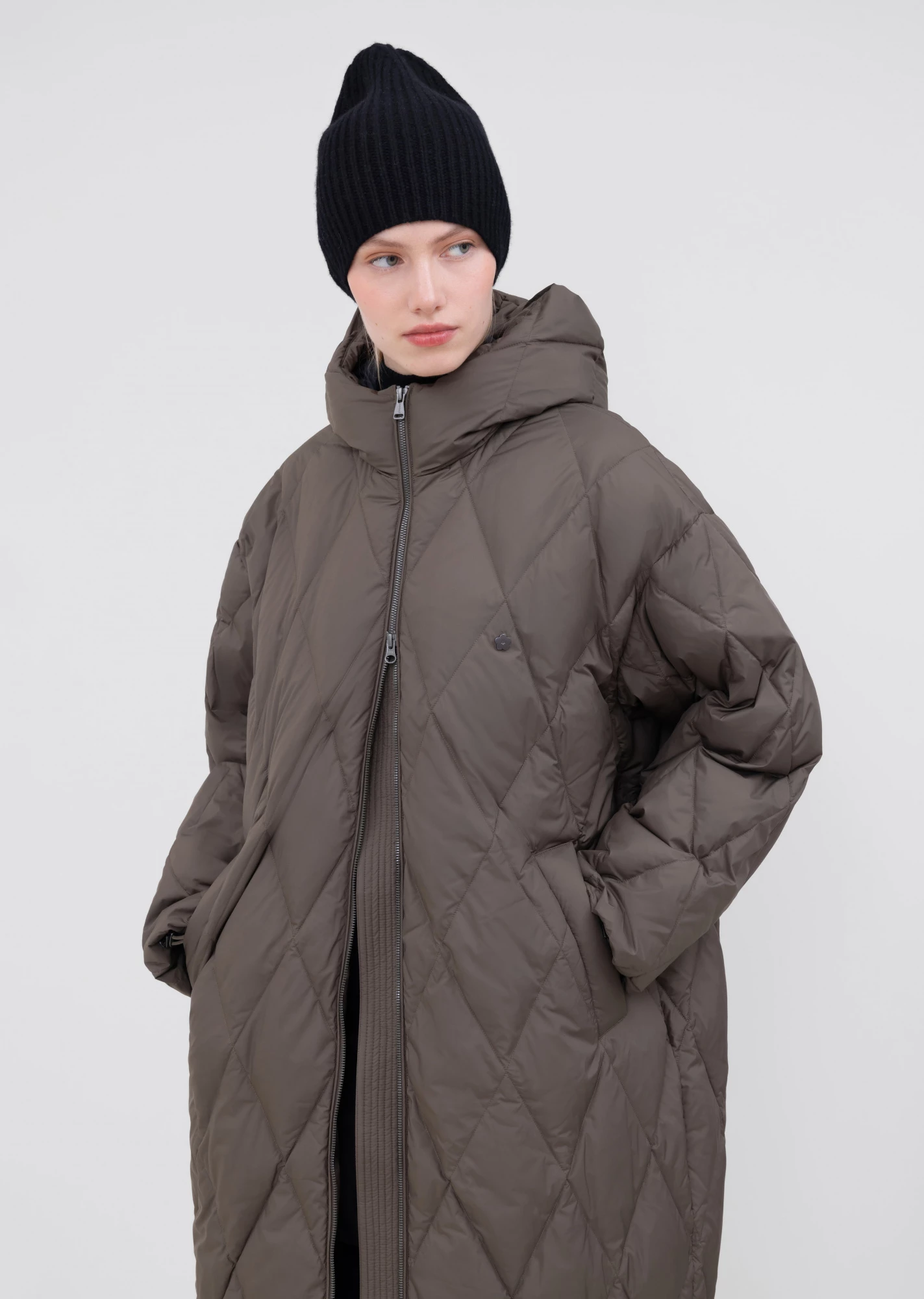 Длинное пуховое пальто (1253SW-1039-A602)