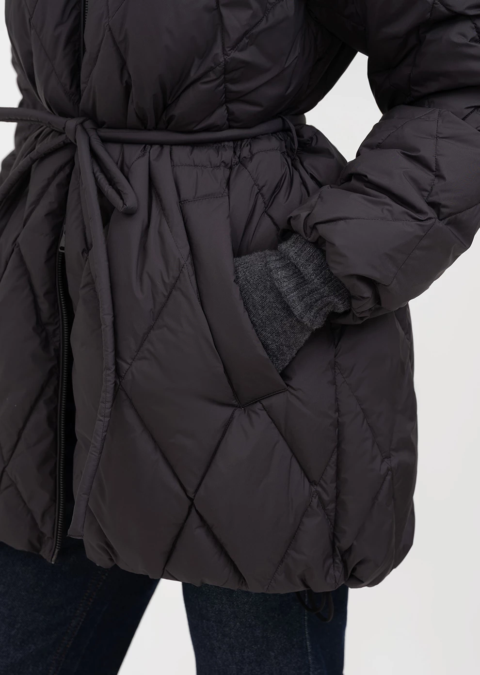 Пуховое пальто с капюшоном (1168UW-1039-A101)