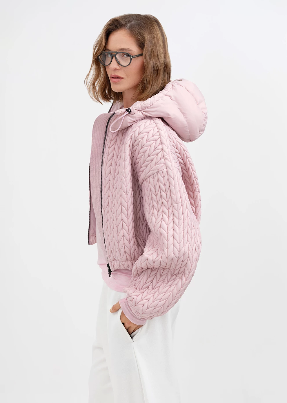 Укороченная утепленная куртка (1843UW-1023-A309)