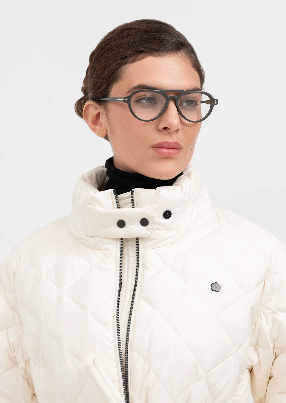 Пуховое полупальто (1232UW-1039-A002)