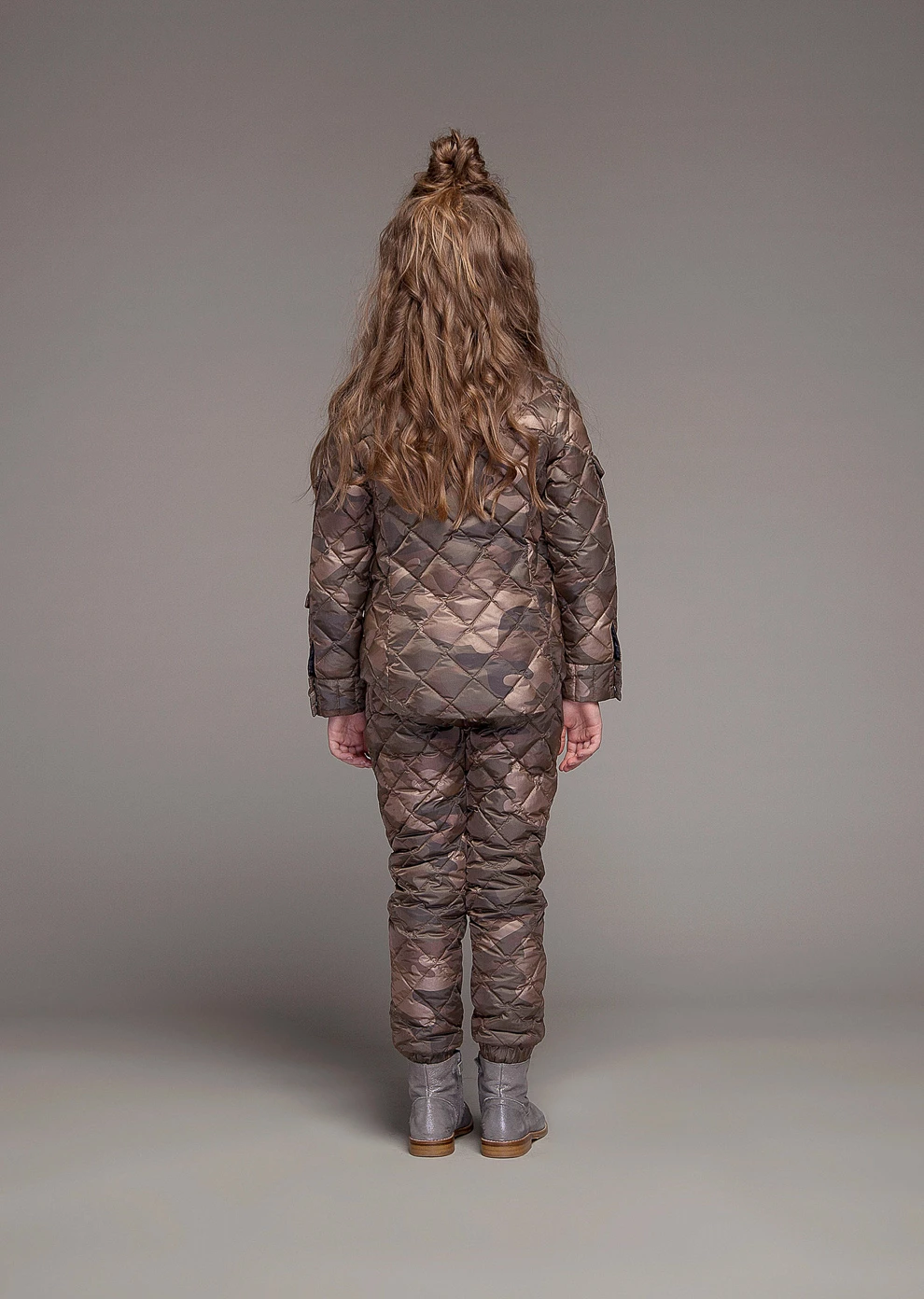 Пуховая рубашка для девочек (18W217-0022-G0130)