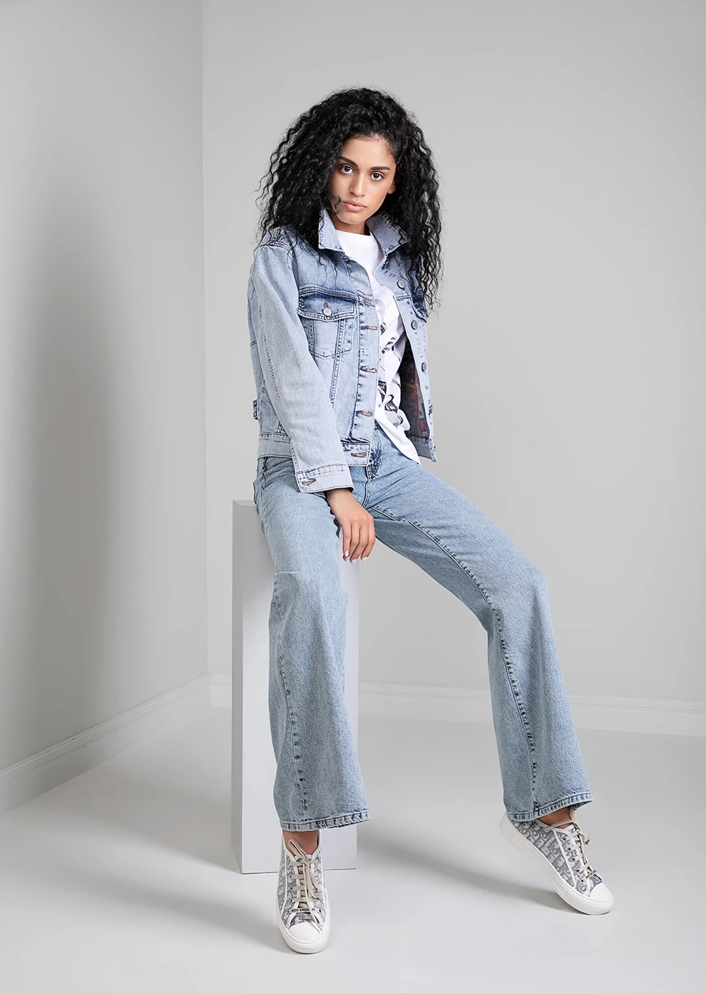 Джинсы клёш (4152LW-0001-LJ400)