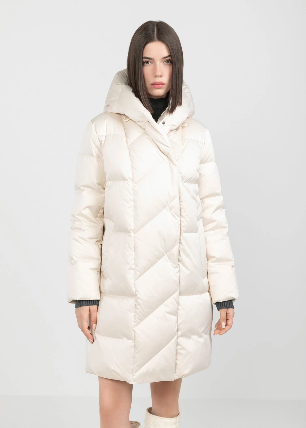 Пуховик с капюшоном (1138QW-0012-QM001)