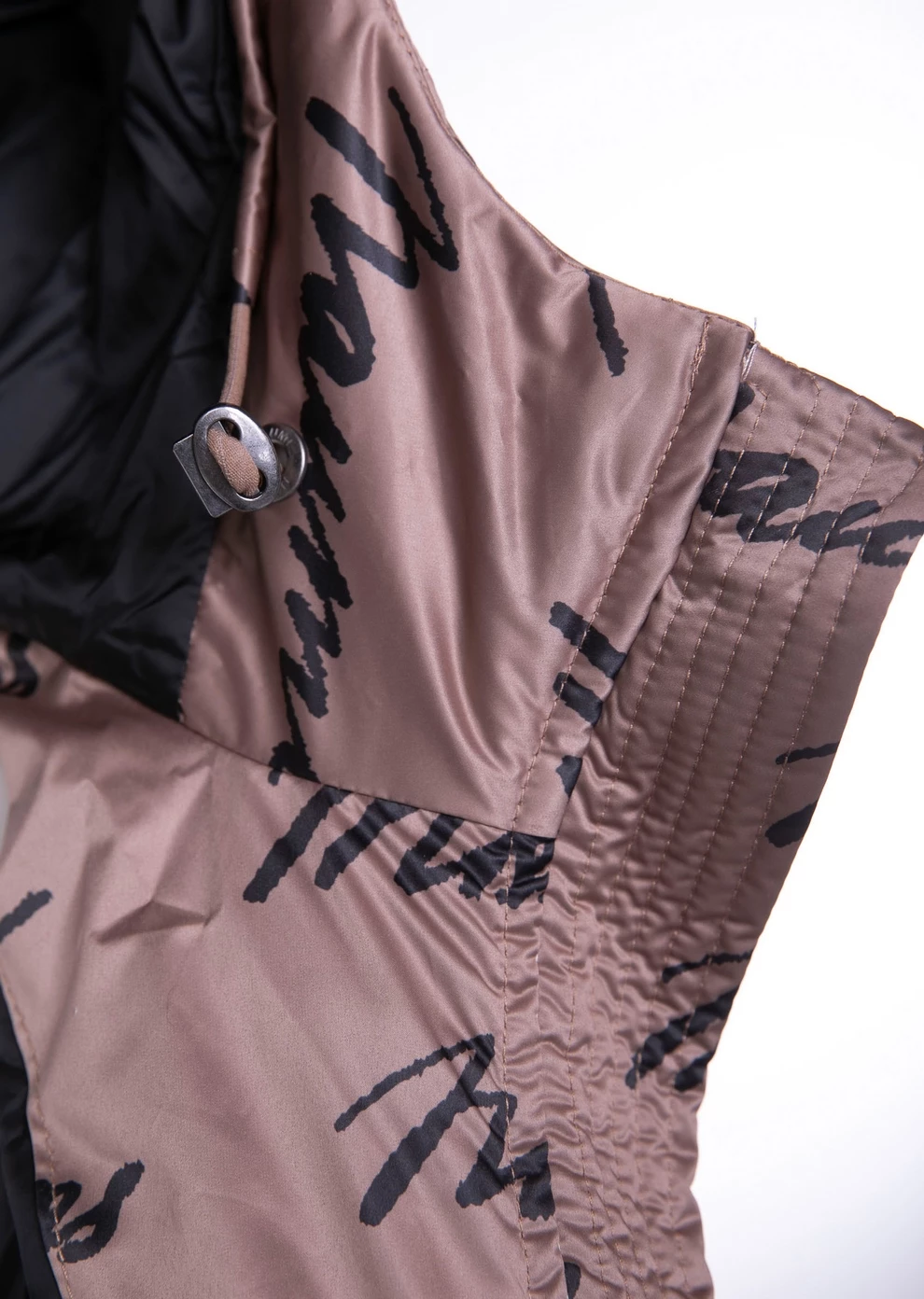 Пуховик с капюшоном для девочек (1107MP-0012-MM230)