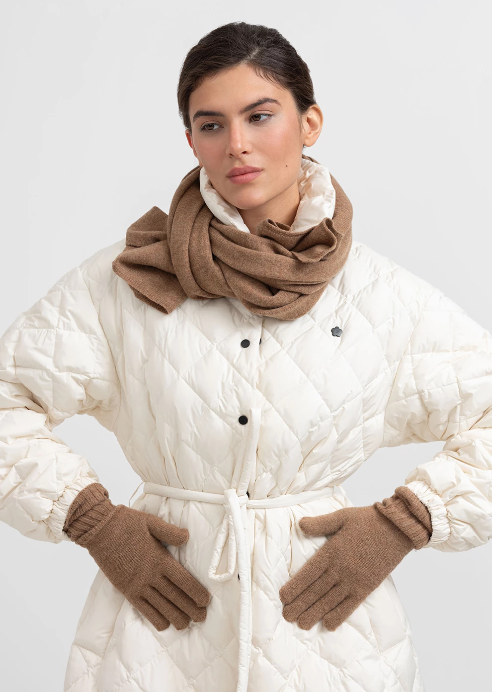 Длинное пуховое пальто (1234UW-1039-A002)