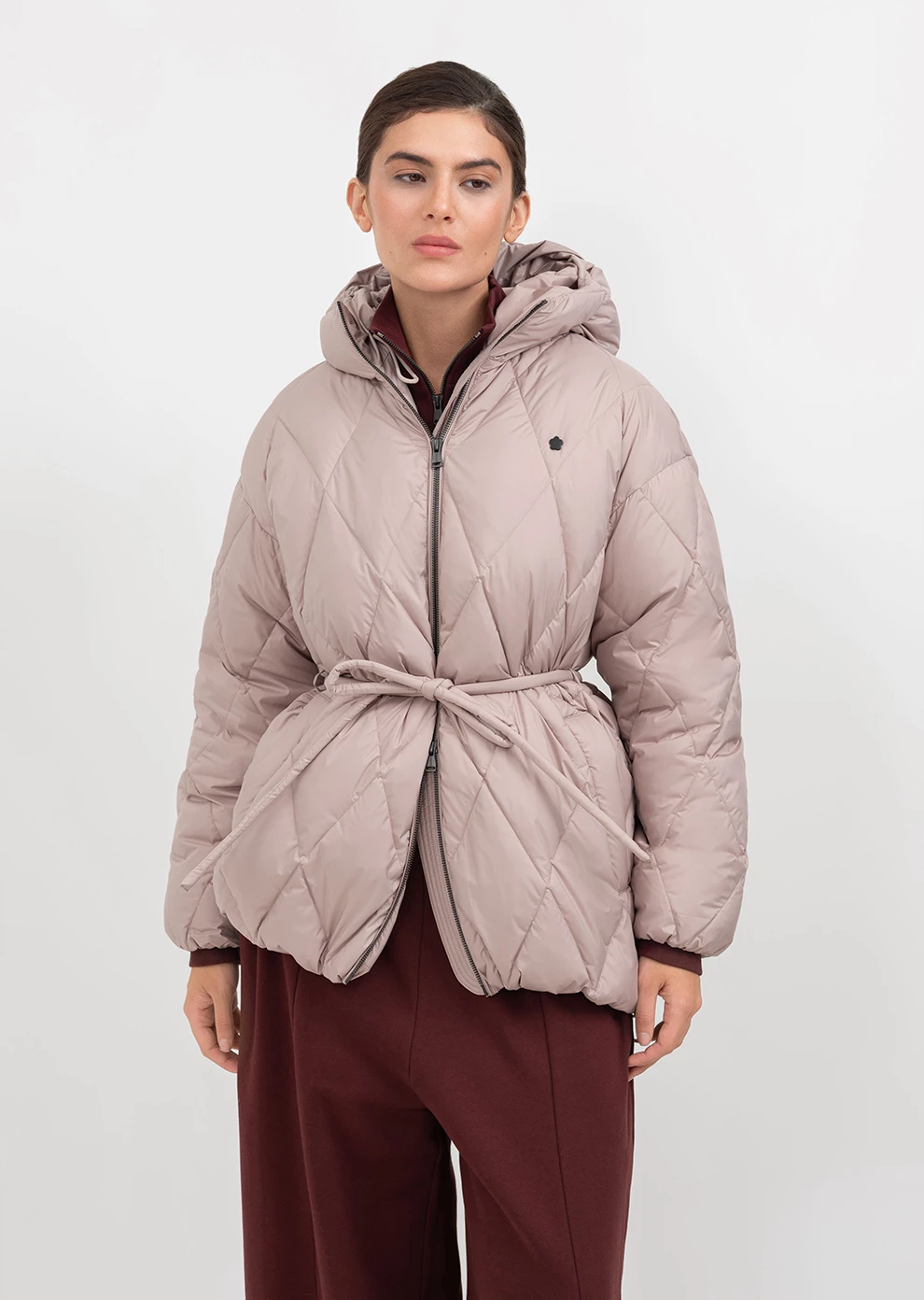Пуховик женский демисезонный с капюшоном naumi (1166UW-1039-A505)
