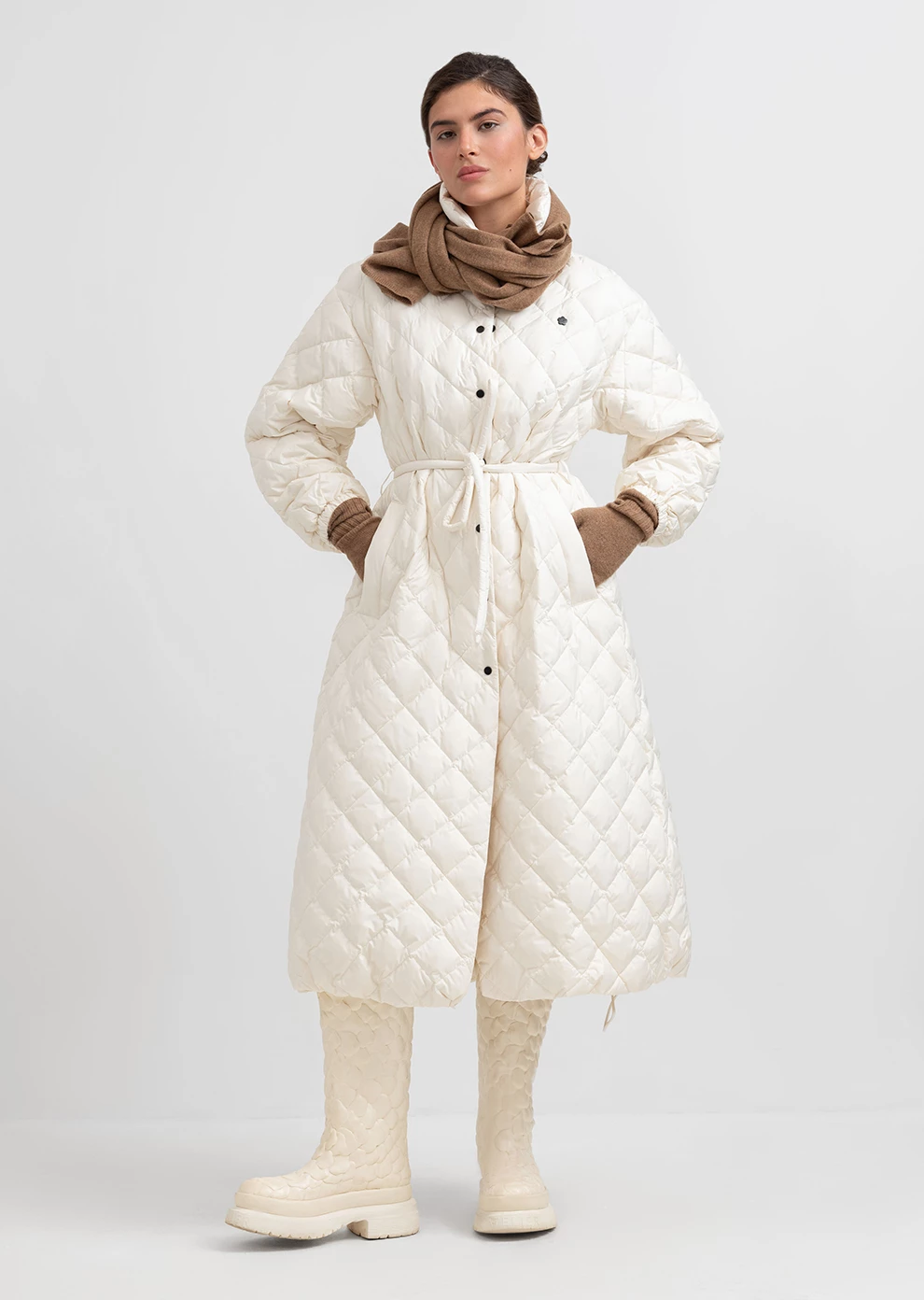 Длинное пуховое пальто (1234UW-1039-A002)