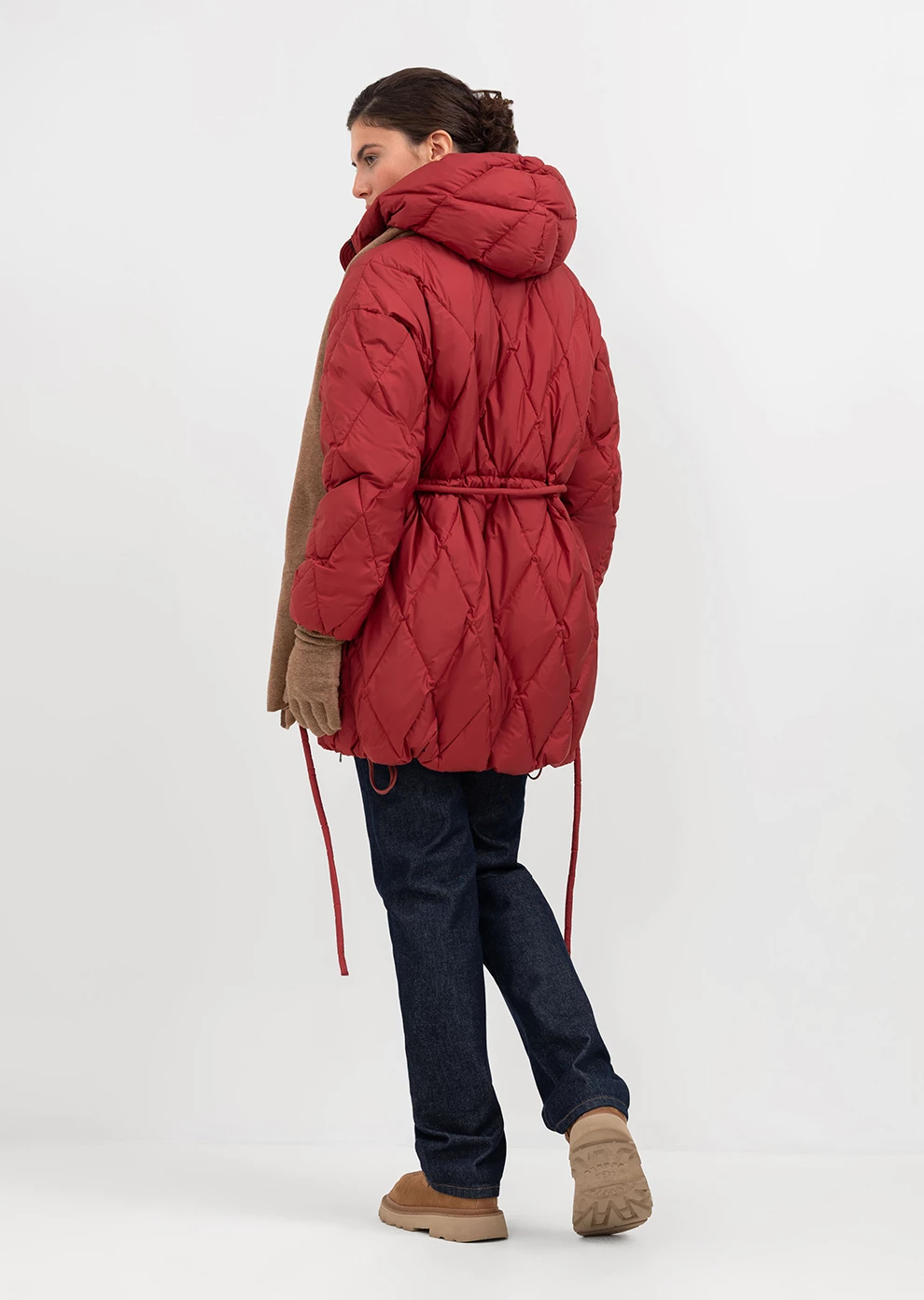 Пуховое пальто с капюшоном (1168UW-1039-A312)