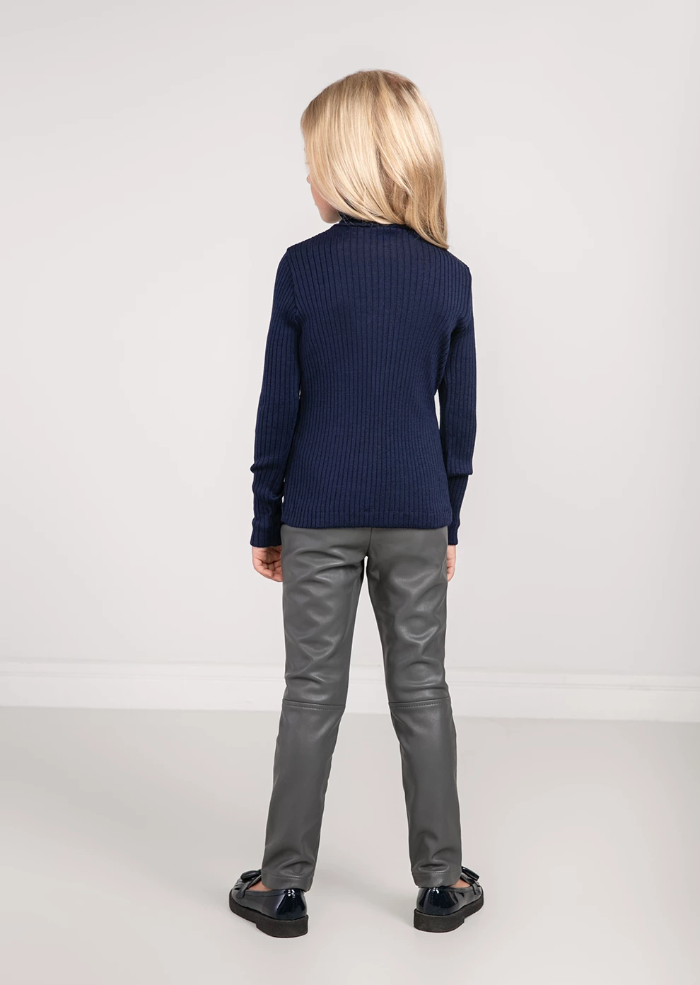 Детская водолазка из шерсти и шелка (19W642-0000-IE025)