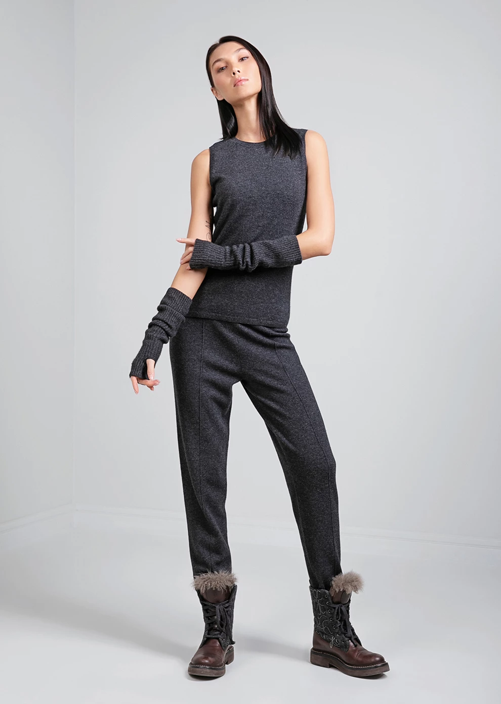 Кашемировые брюки (6951KW-0090-KT075)