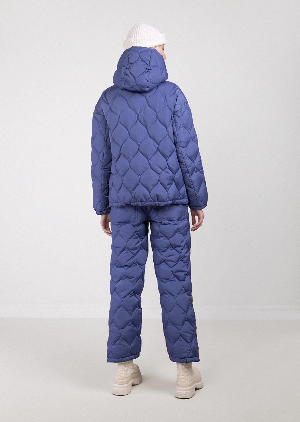 Короткий пуховик с капюшоном (1898OW-0012-OZ011)