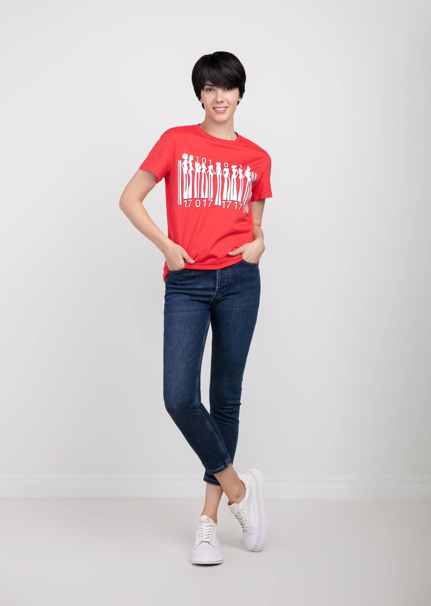 Футболка женская (3705JW-8201-JB004)