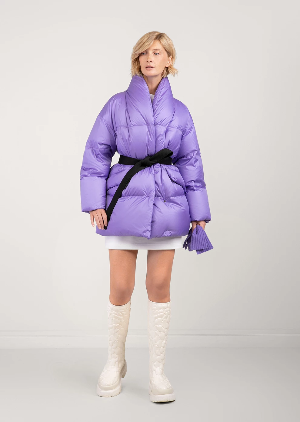 Короткий пуховик (1760MW-0058-MB077)