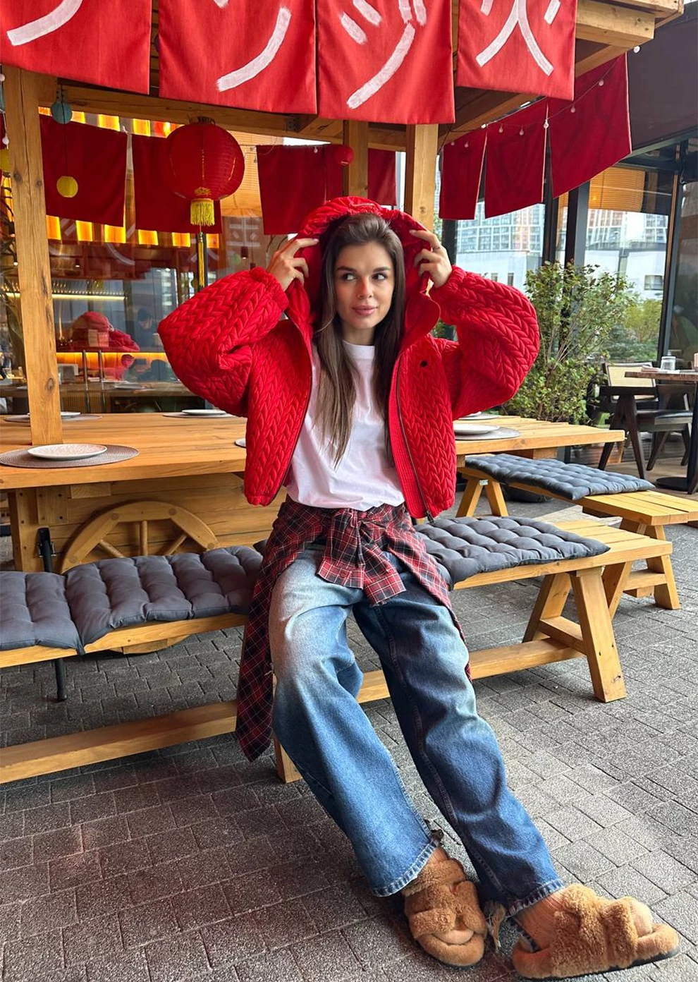 Укороченная утепленная куртка (1843UW-1023-A301)