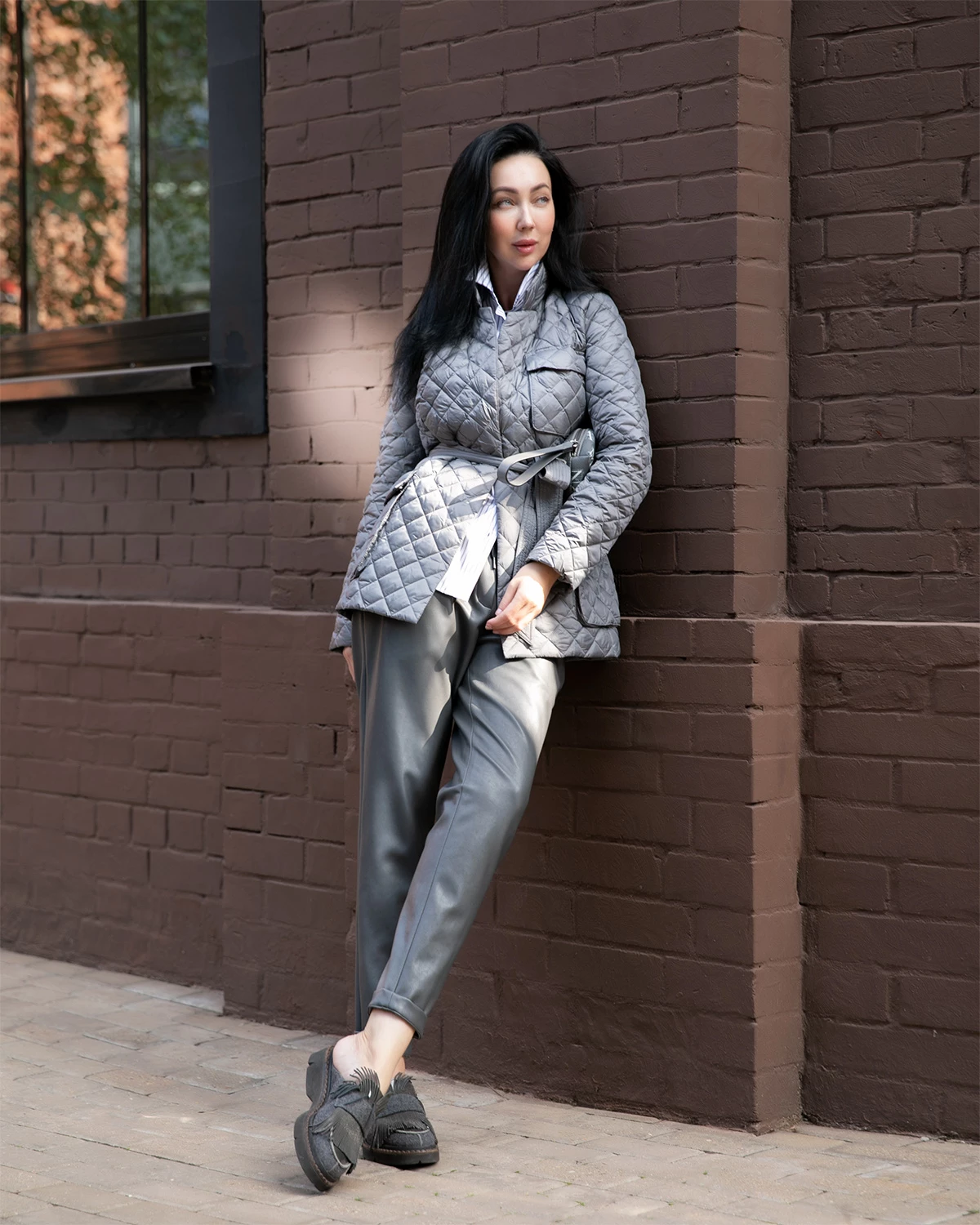 Стёганый пуховый пиджак (1729MW-0012-MK026)