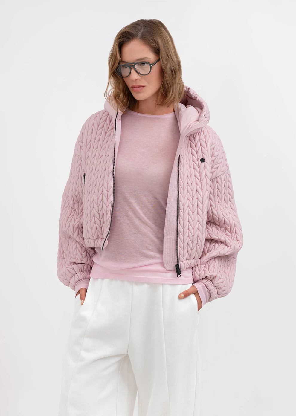 Укороченная утепленная куртка (1843UW-1023-A309)