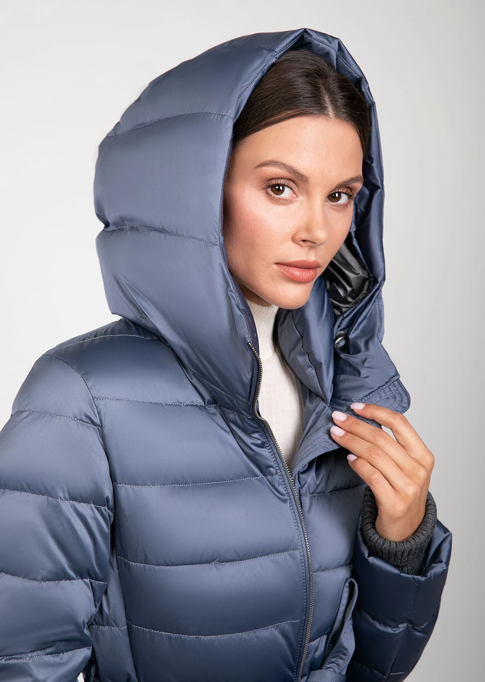 Пуховик с капюшоном (1108KW-0012-KM009)