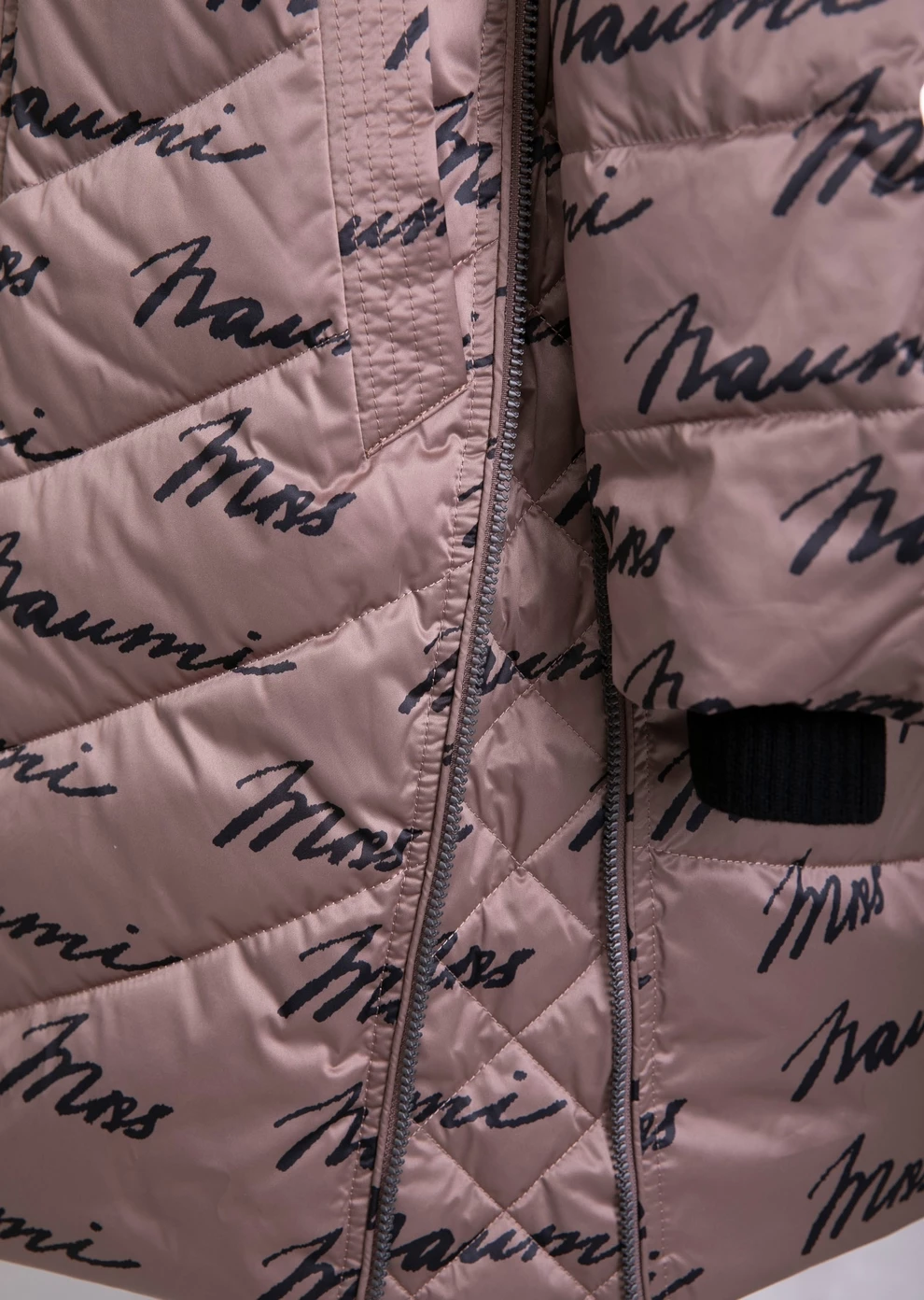 Пуховик с капюшоном для девочек (1107MP-0012-MM230)