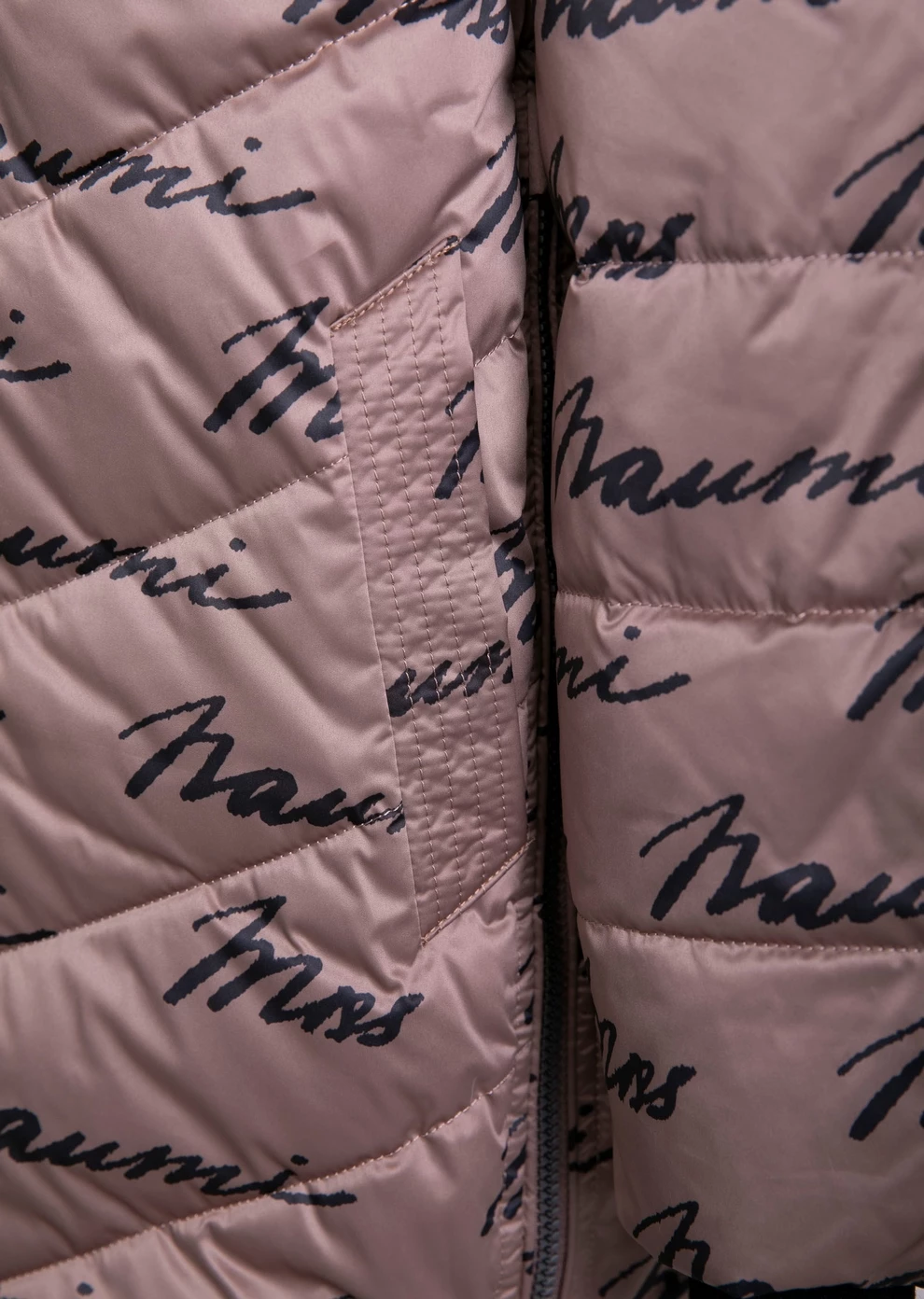 Пуховик с капюшоном для девочек (1107MP-0012-MM230)