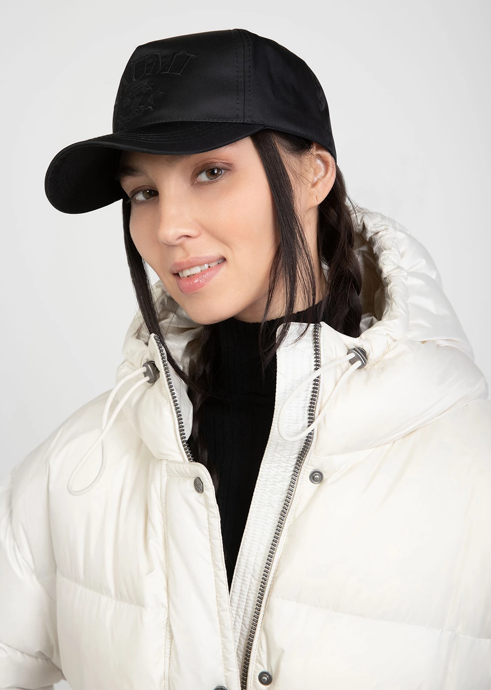 Короткий пуховик с капюшоном (1746QW-0012-QK001)