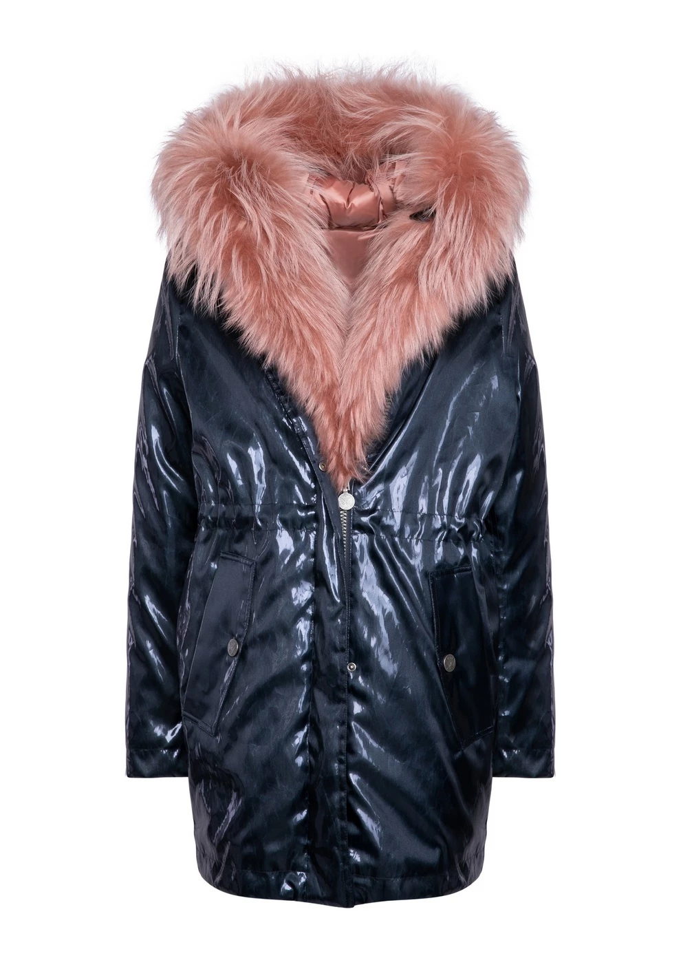 Пуховая парка с мехом (19W765-5243-IZ051)