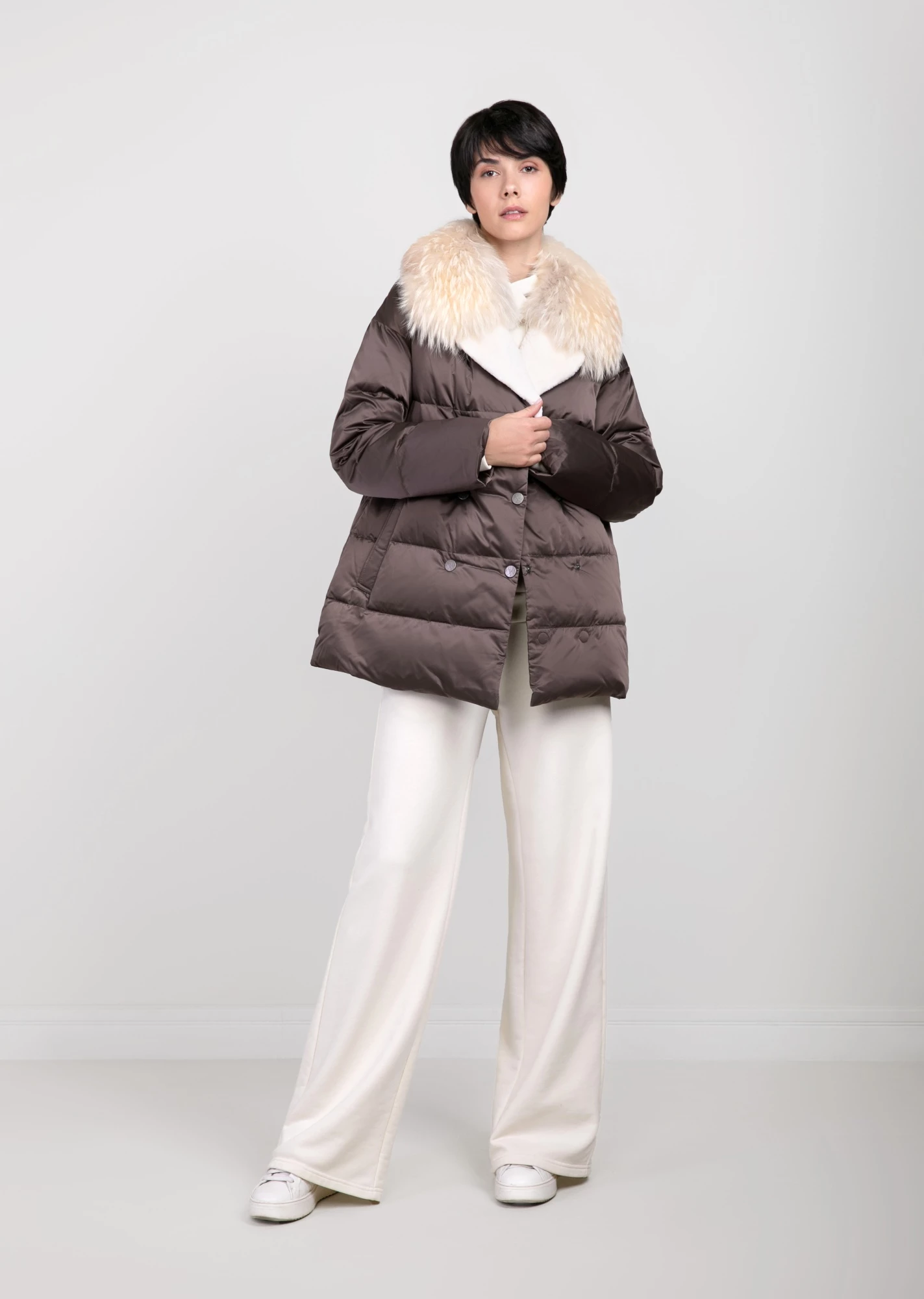 Пуховик с мехом (1740KW-6912-KA044)