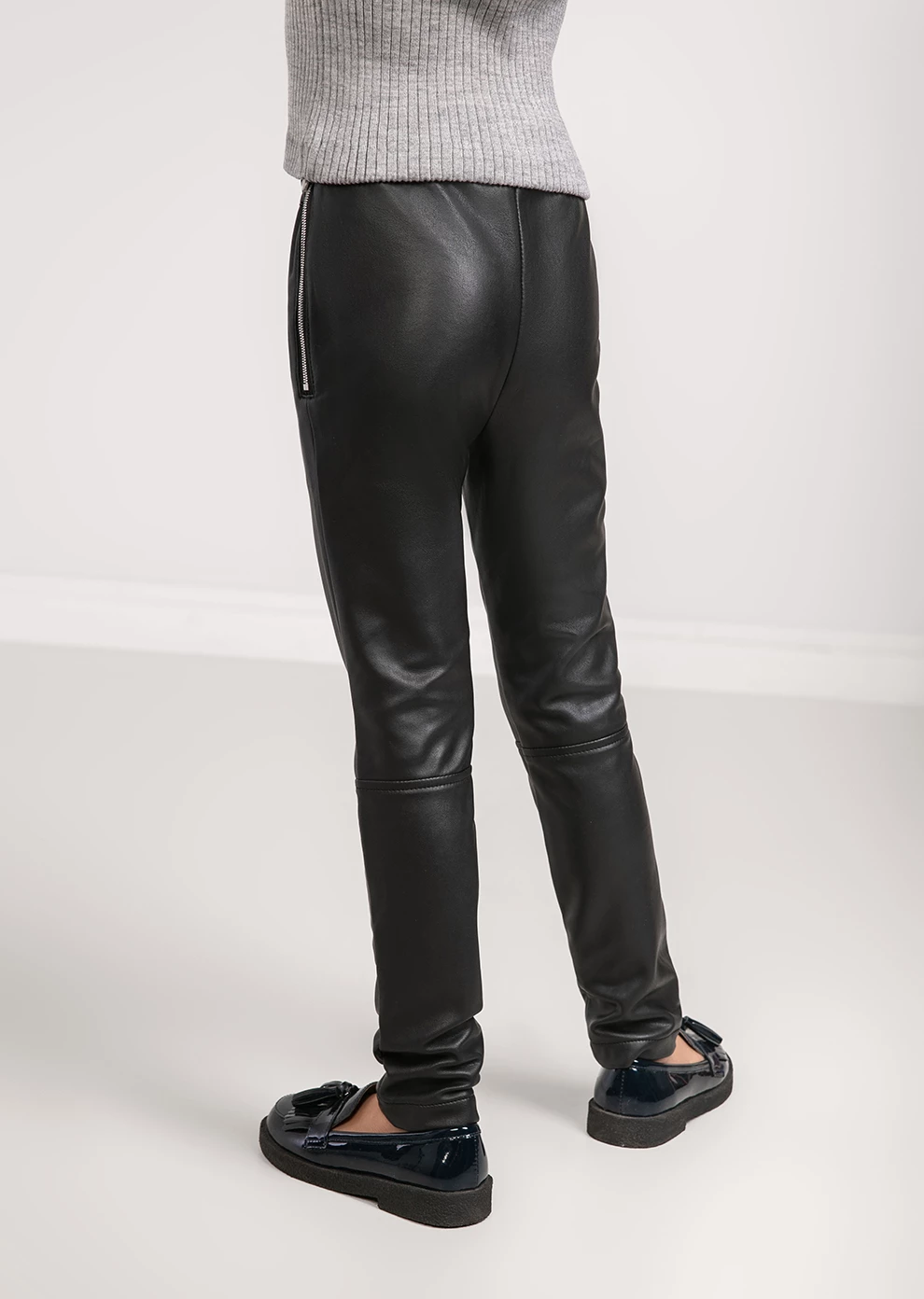 Леггинсы из эко-кожи для девочек (NР-17-L-706B-E0002)