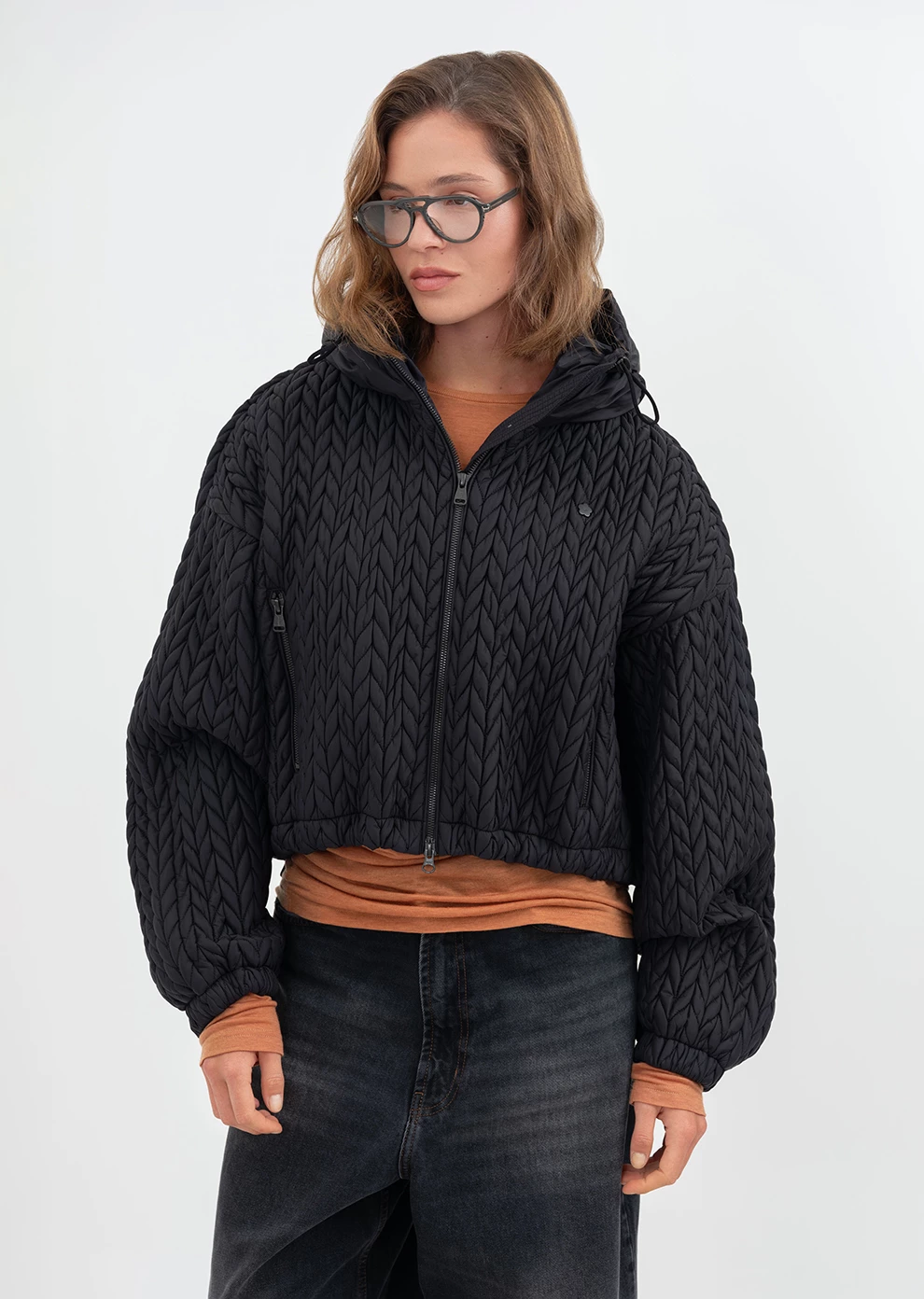 Укороченная утепленная куртка (1843UW-1023-A101)