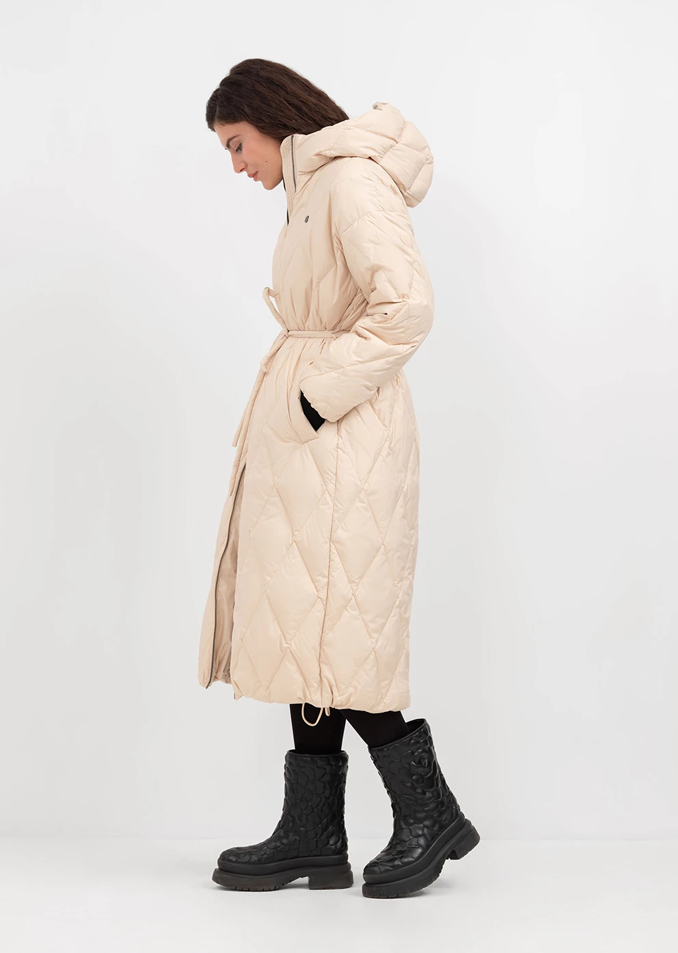 Длинное пуховое пальто (1171UW-1039-A512)