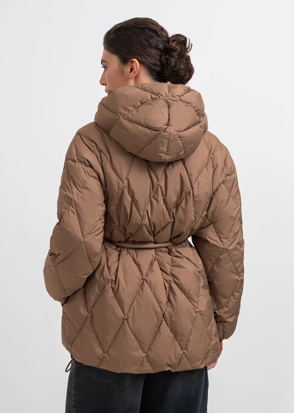 Пуховик демисезонный с капюшоном  (1166UW-1039-A003)