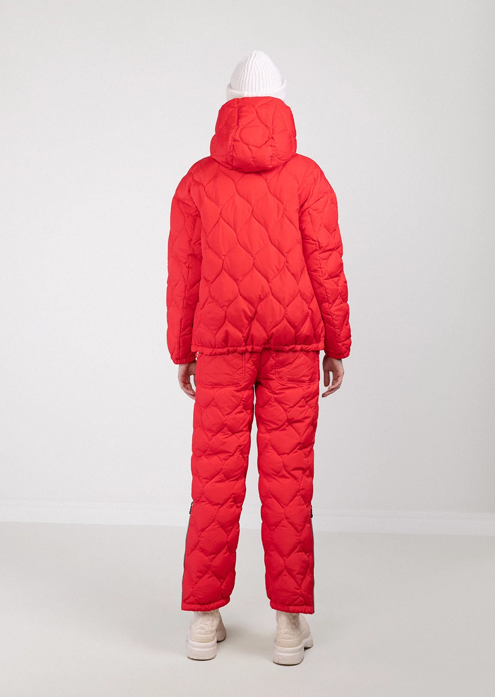 Короткий пуховик с капюшоном (1898OW-0012-OZ004)