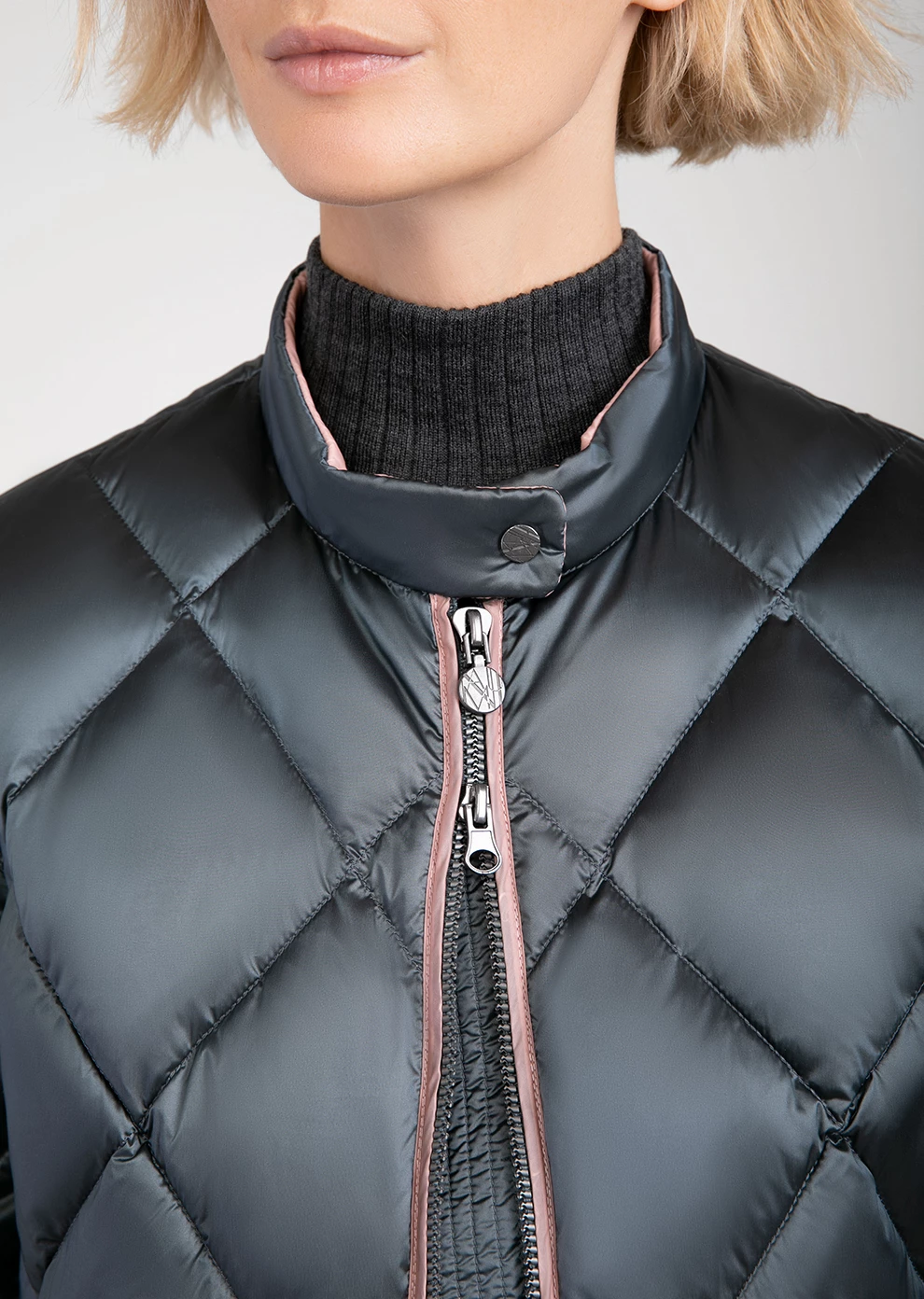 Легкий стёганый пуховик (1146MW-0022-MO016)