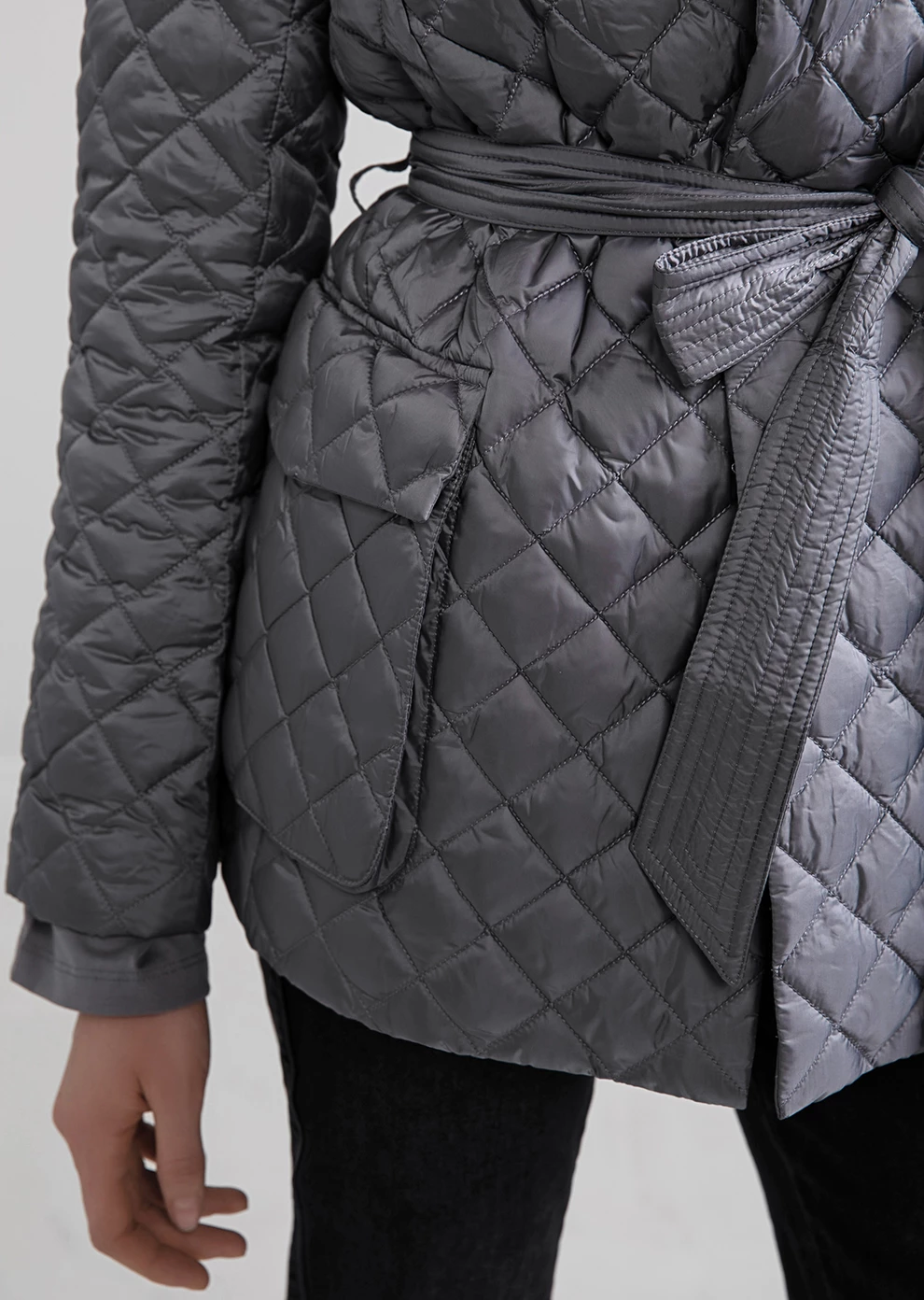 Стёганый пуховый пиджак (1729MW-0012-MK026)