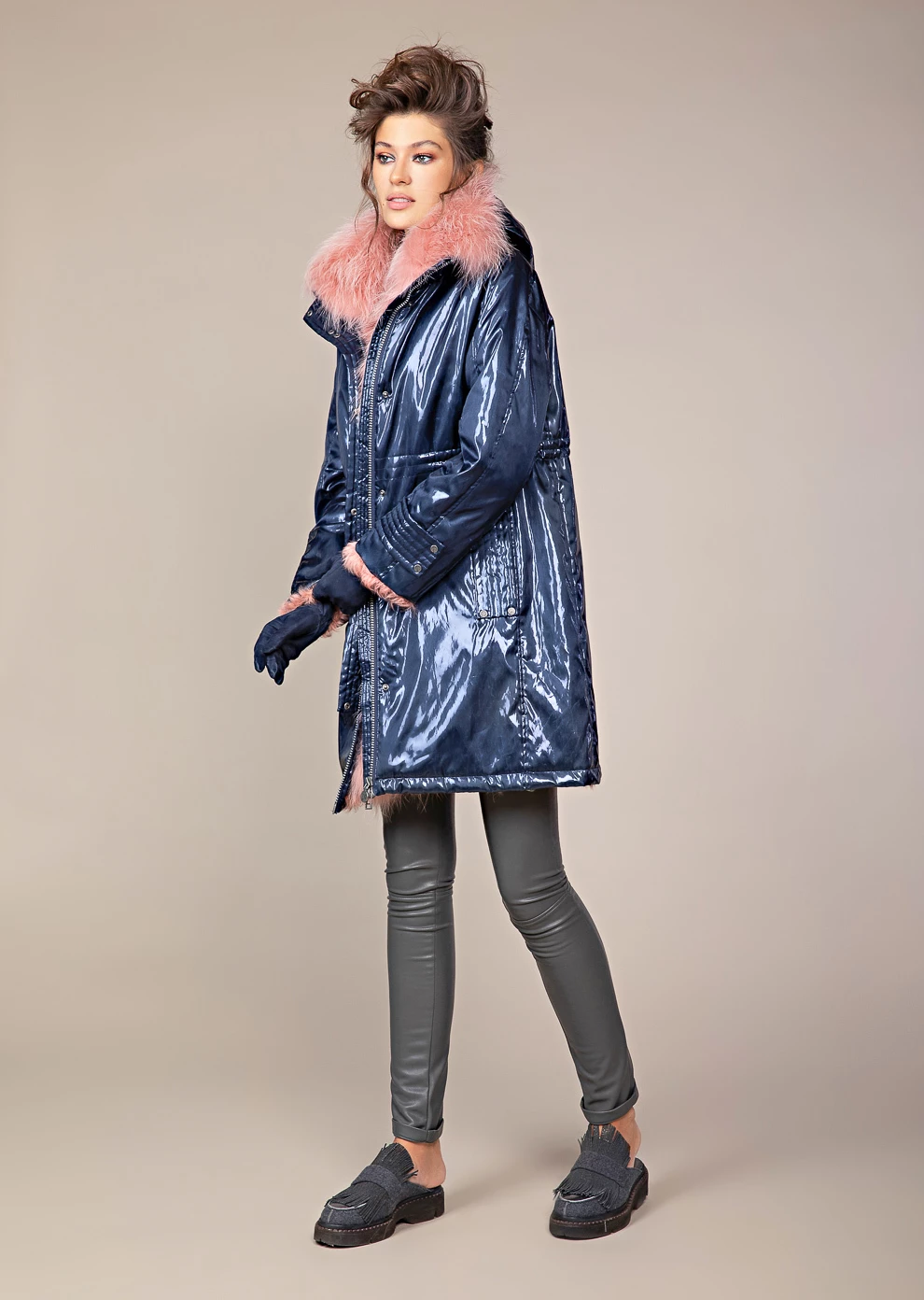 Парка с мехом (19W733-5243-IZ051)