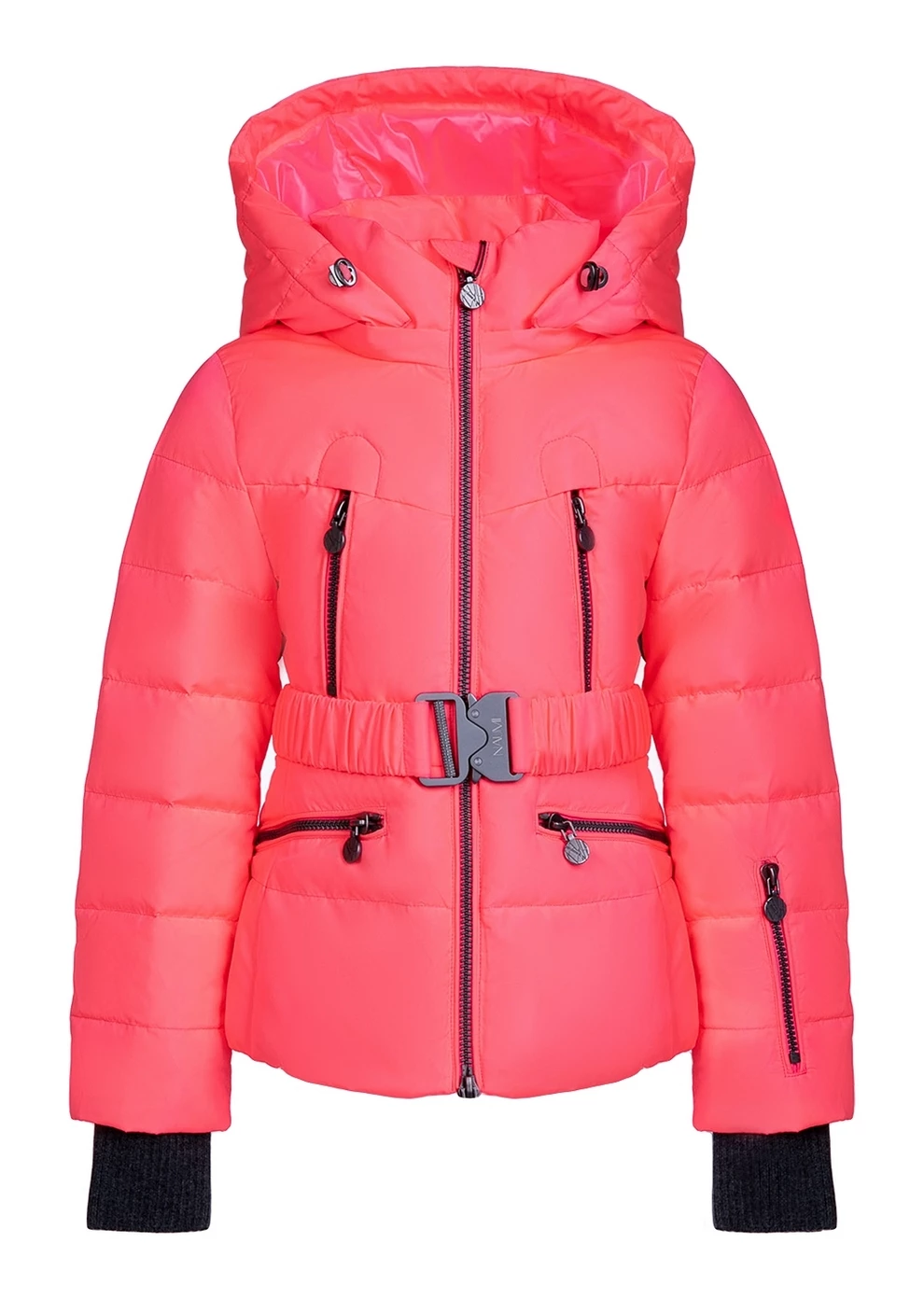 Короткий пуховик с капюшоном (1821MP-0011-MI163)