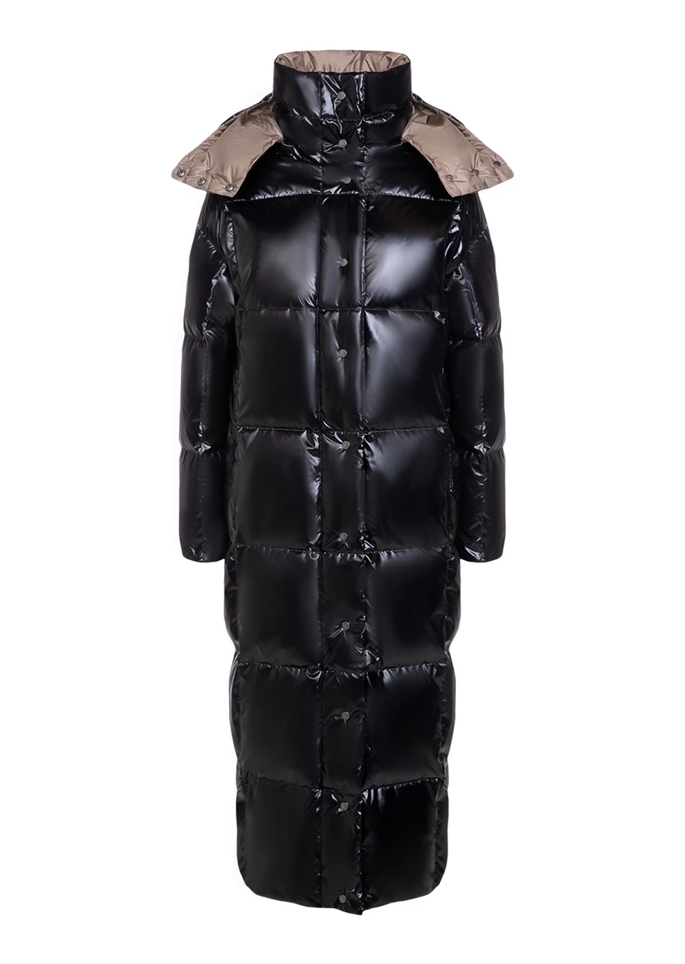 Длинный пуховик с капюшоном (1190MW-0022-MV002)