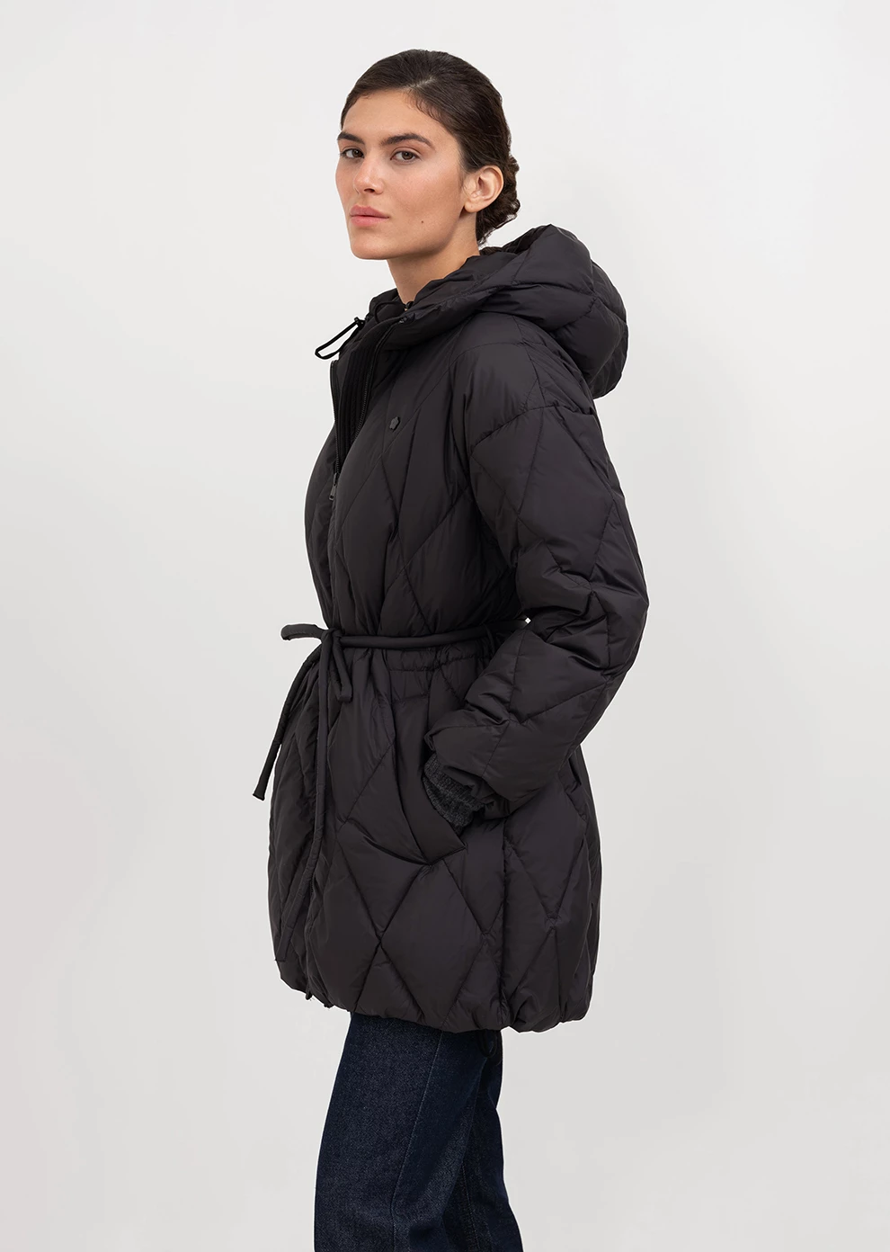 Пуховое пальто с капюшоном (1168UW-1039-A101)