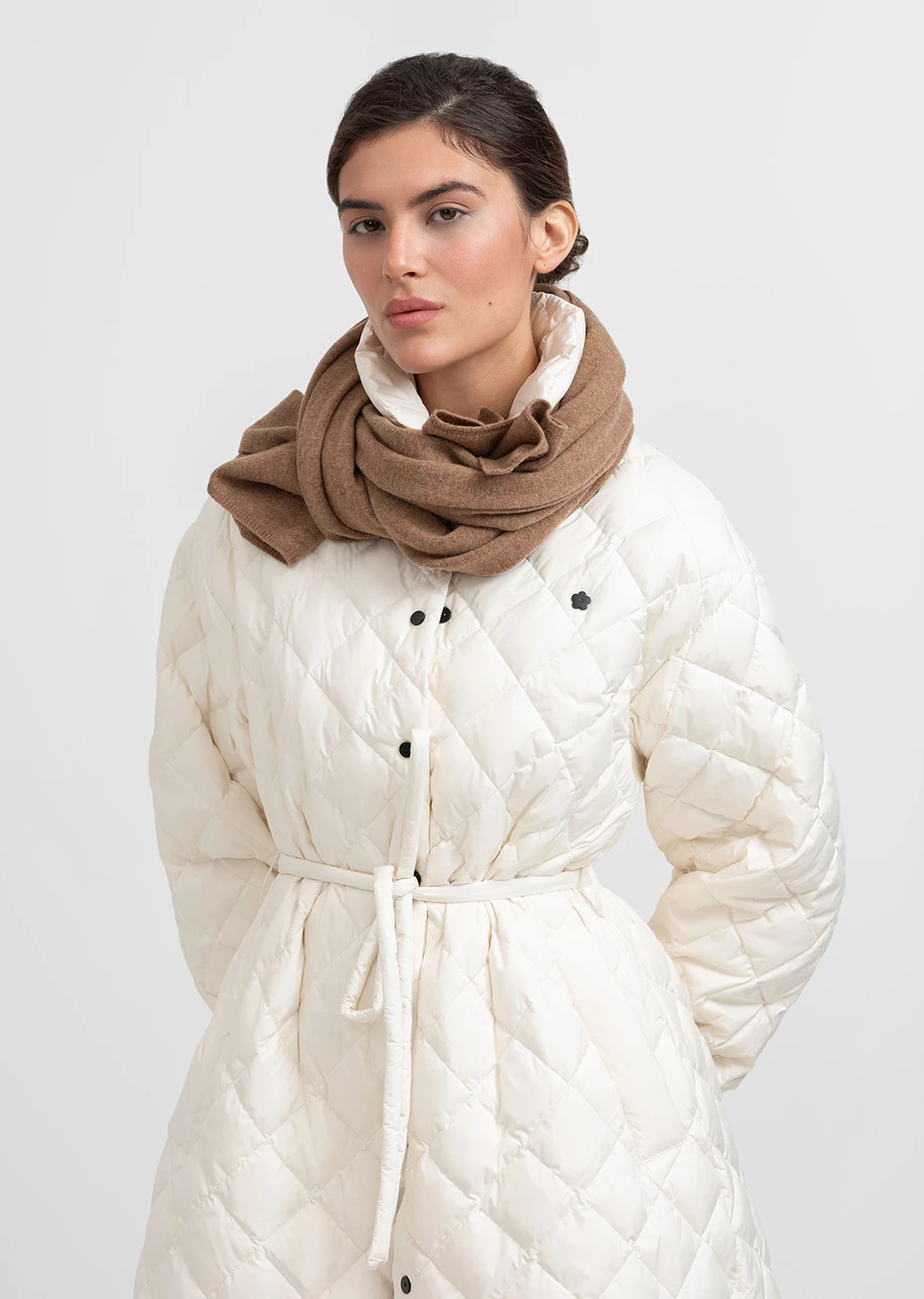 Длинное пуховое пальто (1234UW-1039-A002)